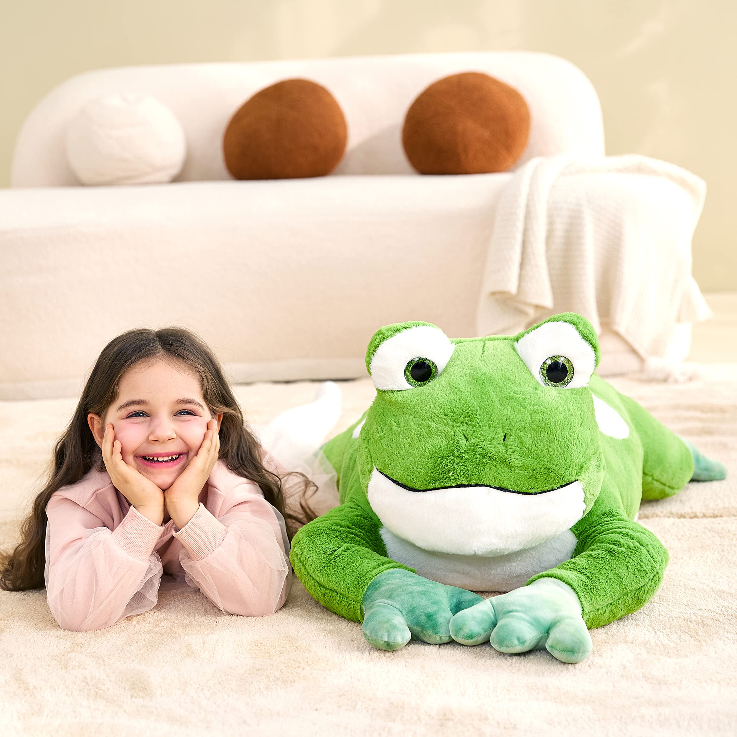 Foto 3 pulgar | Peluche Ikasa Giant Frog 30 Cm Para Niños - Venta Internacional.