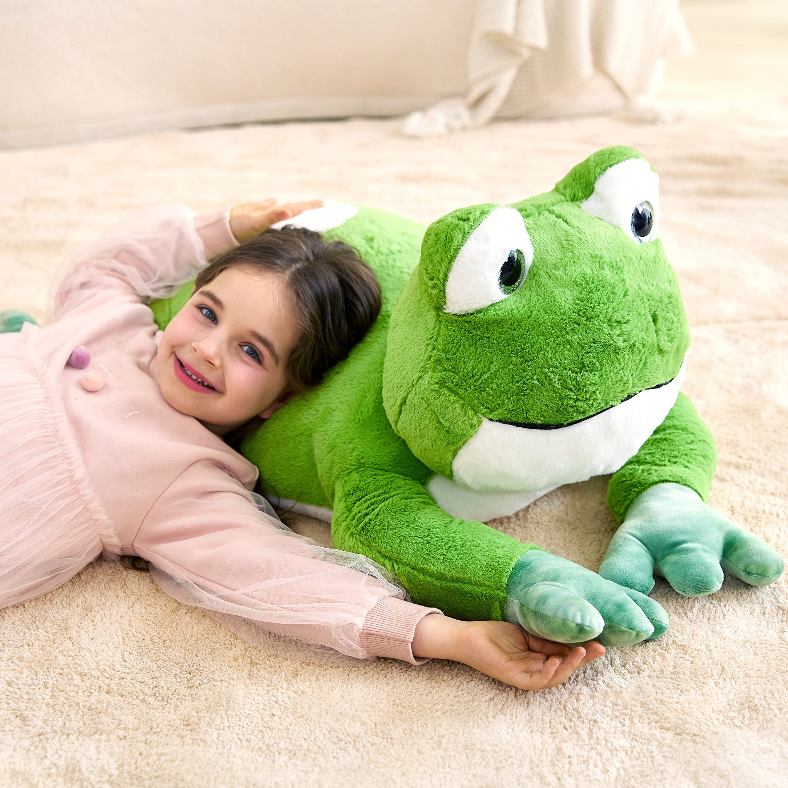 Foto 5 pulgar | Peluche Ikasa Giant Frog 30 Cm Para Niños - Venta Internacional.