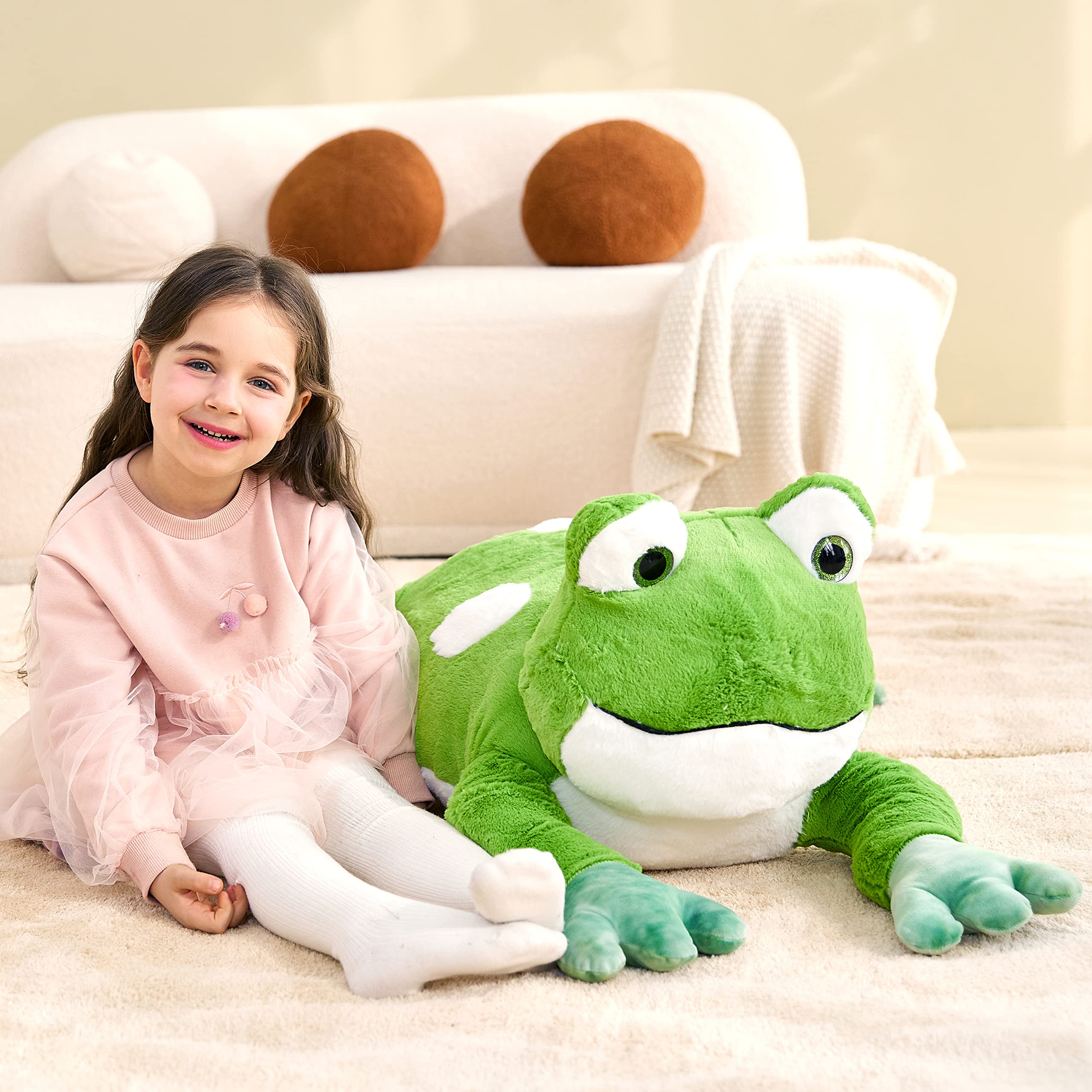 Foto 6 pulgar | Peluche Ikasa Giant Frog 30 Cm Para Niños - Venta Internacional.