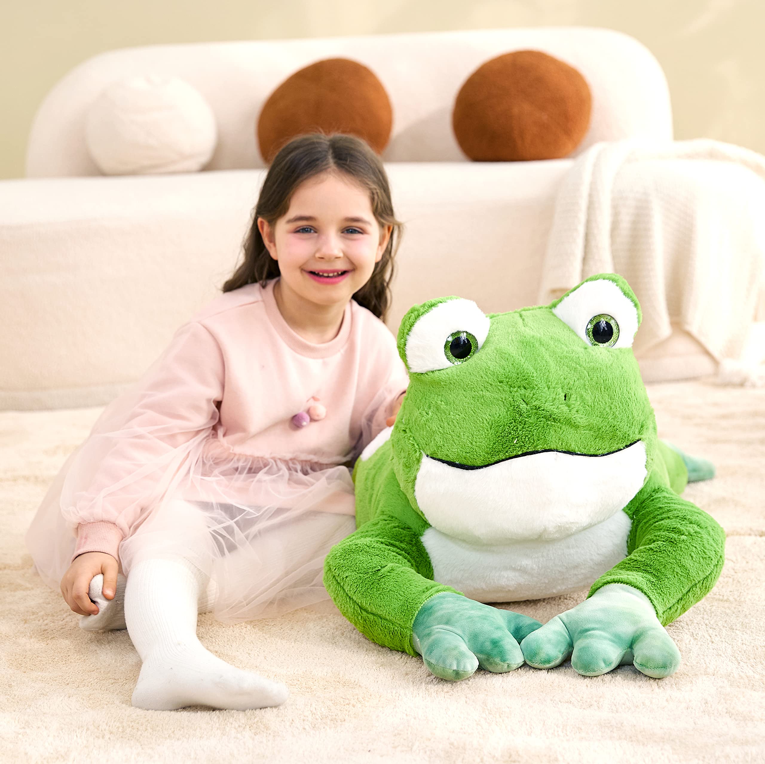 Foto 8 pulgar | Peluche Ikasa Giant Frog 30 Cm Para Niños - Venta Internacional.