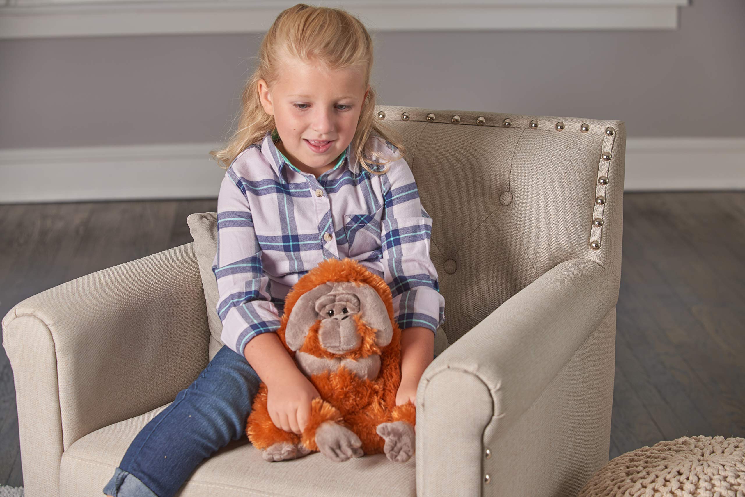 Foto 4 pulgar | Peluche De Peluche Wild Republic Orangutan Cuddlekins De 30 Cm - Venta Internacional.