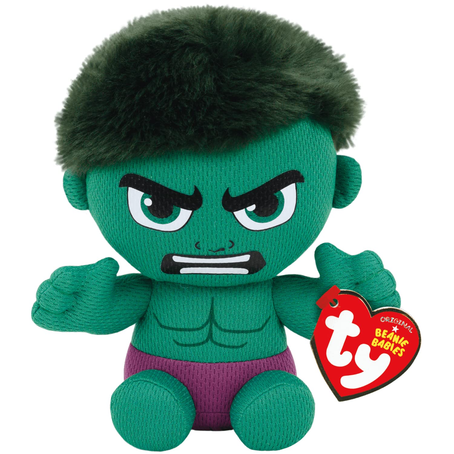 Foto 2 pulgar | Juguete De Peluche Incredible Hulk, Color Verde Y Morado, Regular, 20 Cm - Venta Internacional.