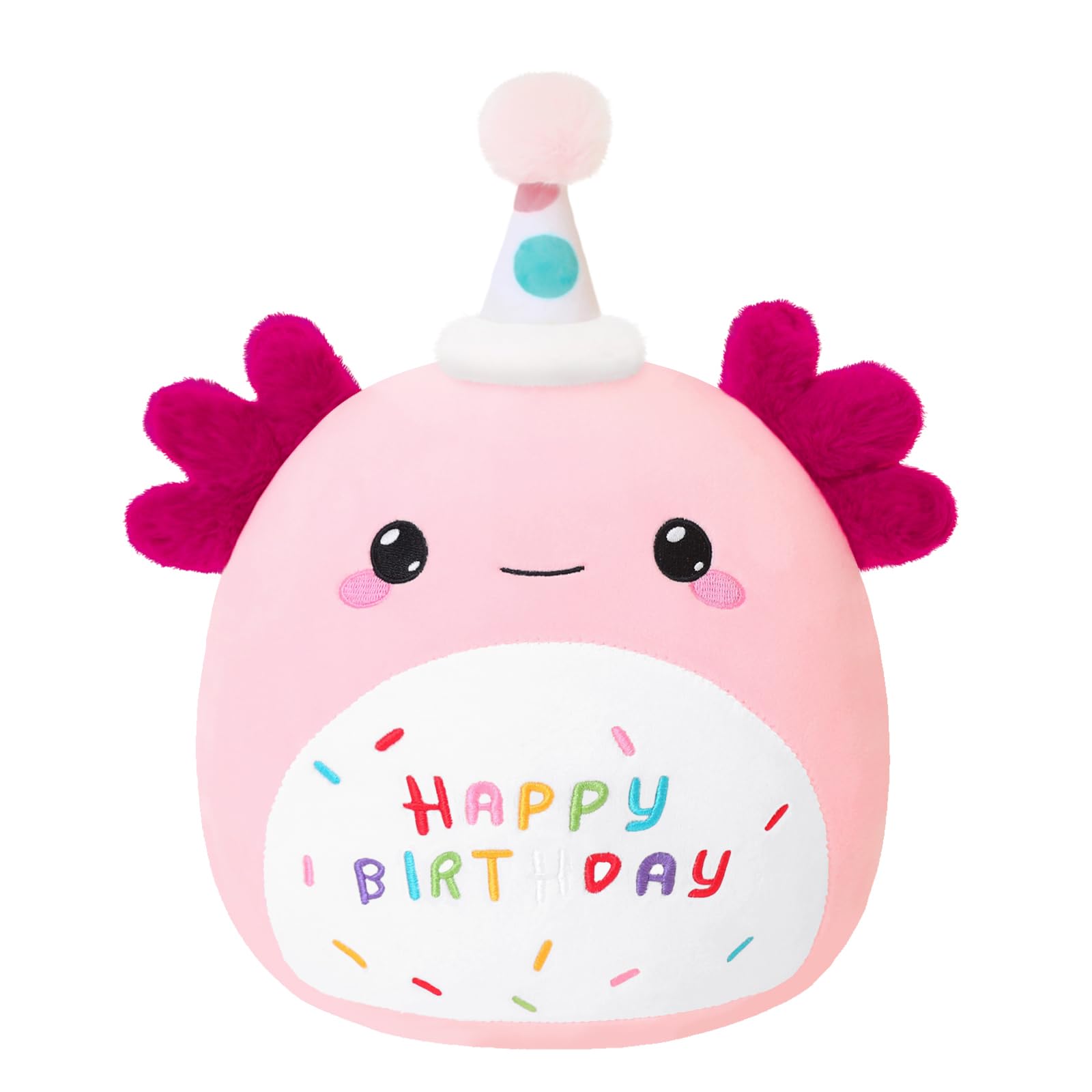 Peluche De Peluche Sqeqe Axolotl De Felpa De 25 Cm - Venta Internacional.