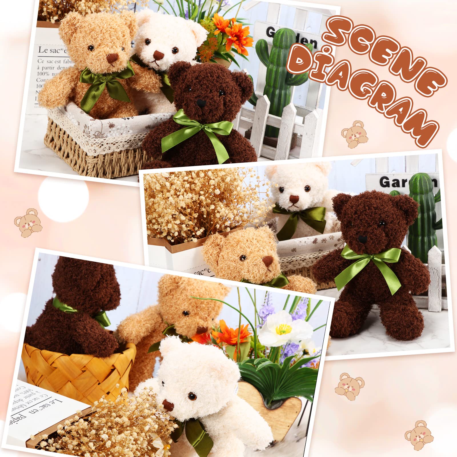 Foto 5 pulgar | Osos De Peluche Skylety Para El Día De San Valentín, 10 Piezas, Para Niños - Venta Internacional.