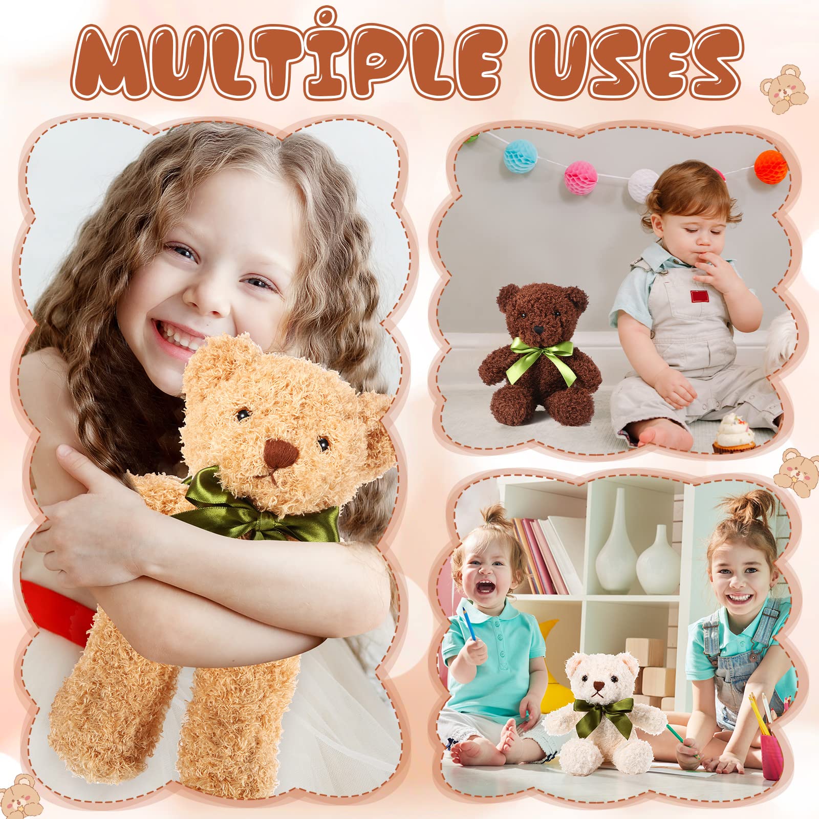 Foto 6 pulgar | Osos De Peluche Skylety Para El Día De San Valentín, 10 Piezas, Para Niños - Venta Internacional.