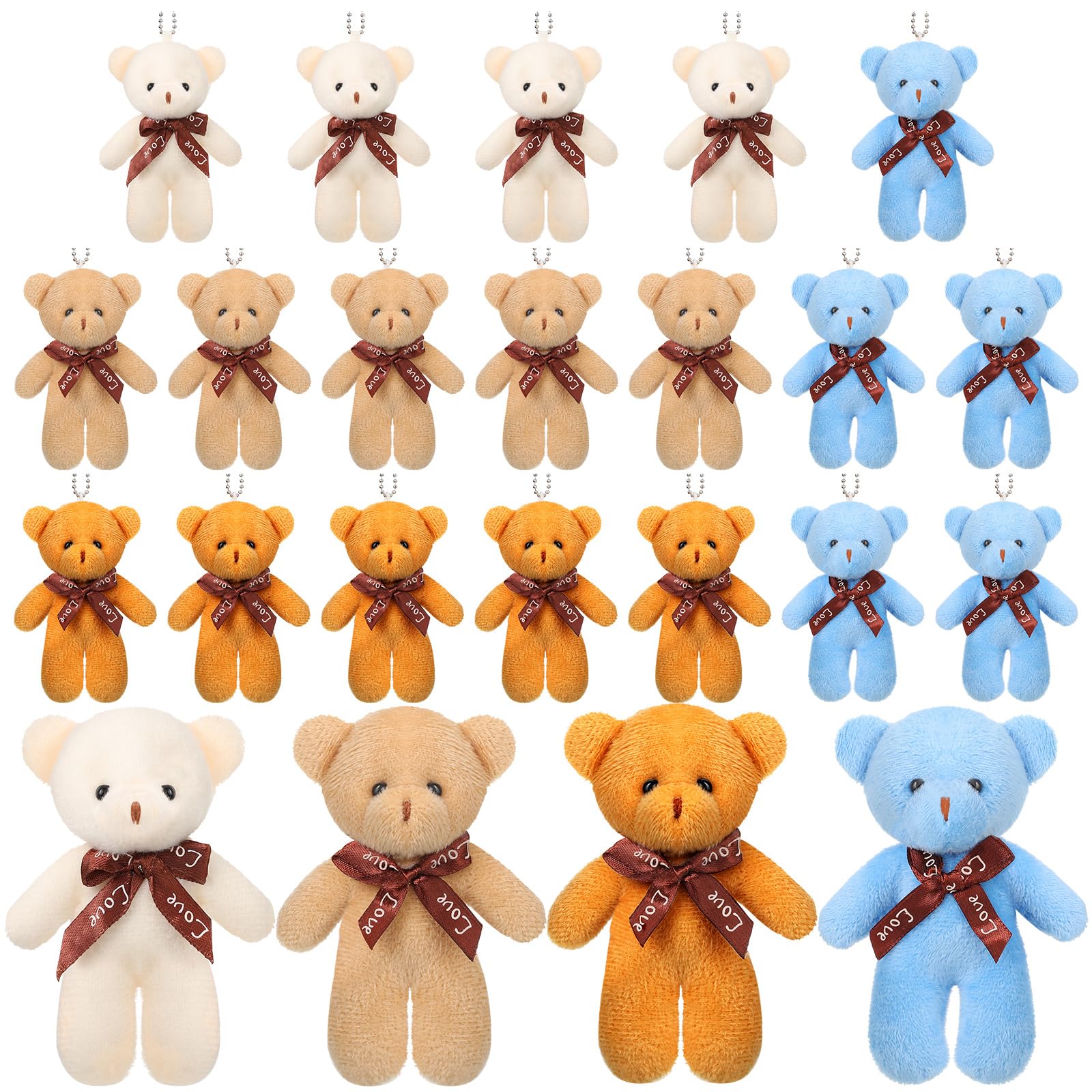 Foto 1 | Miniosos Skylety De Peluche, 12 Cm, 24 Unidades, Para Llavero De Bricolaje - Venta Internacional.
