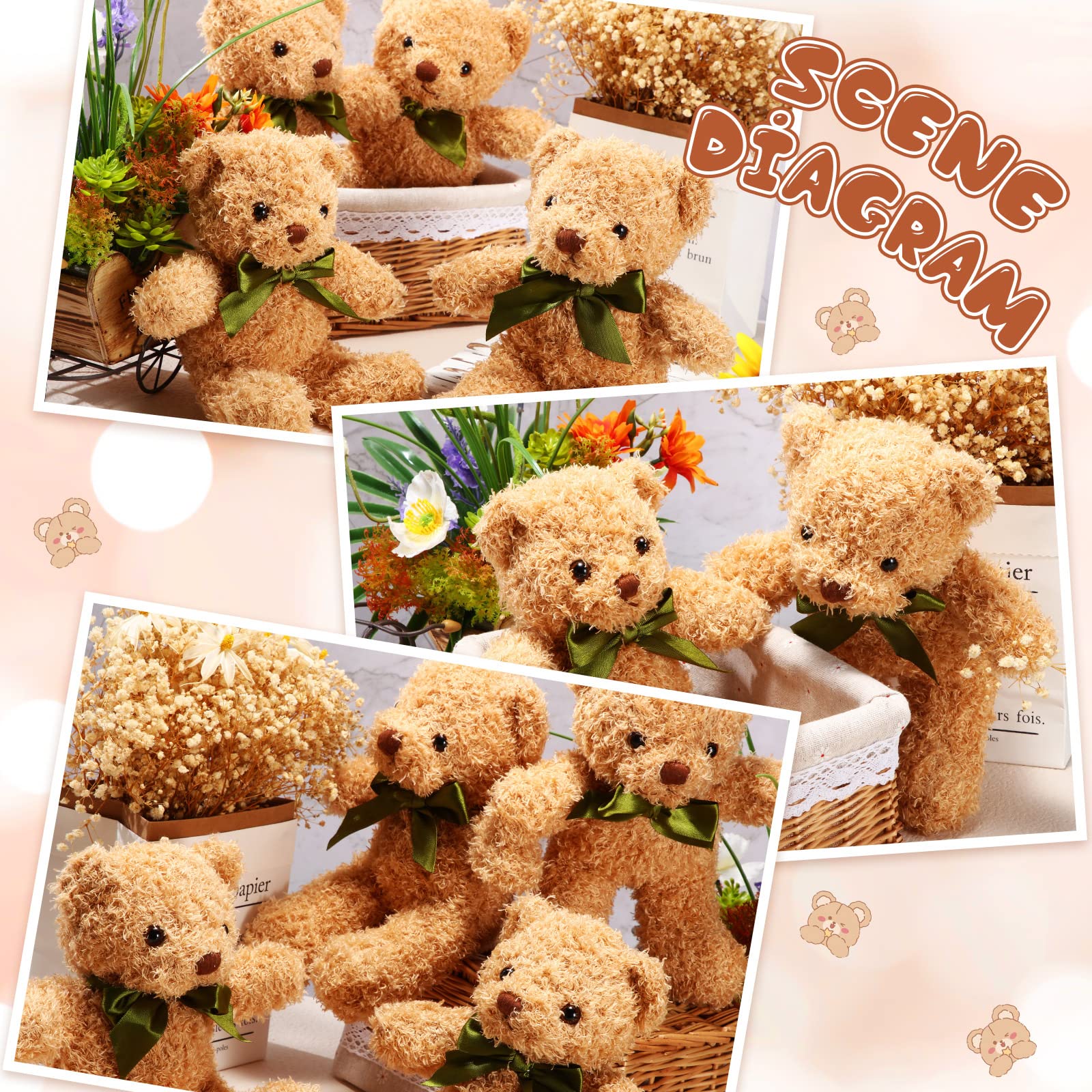 Foto 5 pulgar | Osos De Peluche Skylety Para El Día De San Valentín, 10 Piezas, Para Niños - Venta Internacional.