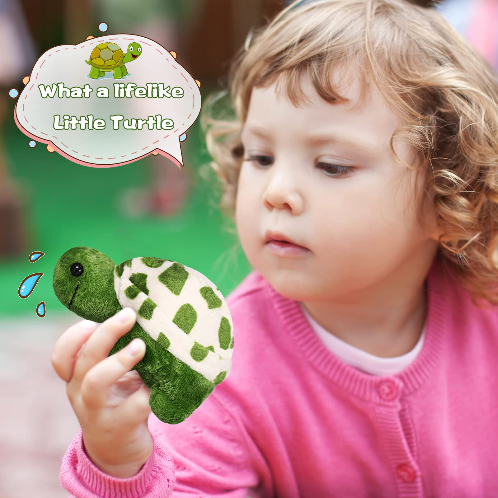 Foto 5 pulgar | Juguete De Peluche Skylety Mini Turtle Soft Sea Animal, 12 Unidades - Venta Internacional.