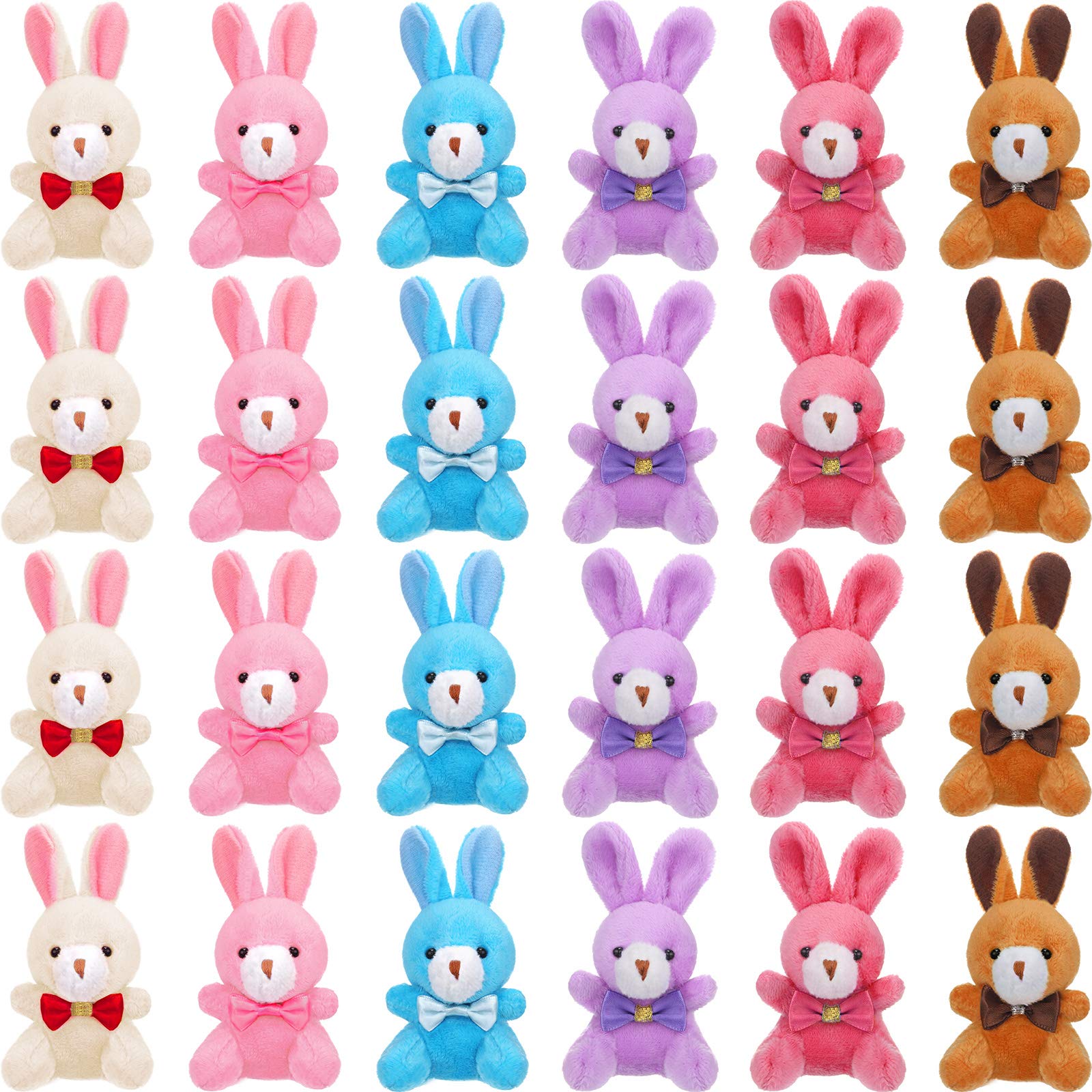 Foto 2 pulgar | Peluche De Conejo De Peluche De 10 Cm Con Colgante Colgante, 24 Unidades - Venta Internacional.