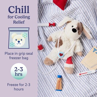 Foto 5 | Puppy Animal Warmies, Apto Para Microondas Y Con Peso Para Cachorros De 2 Kg - Venta Internacional.