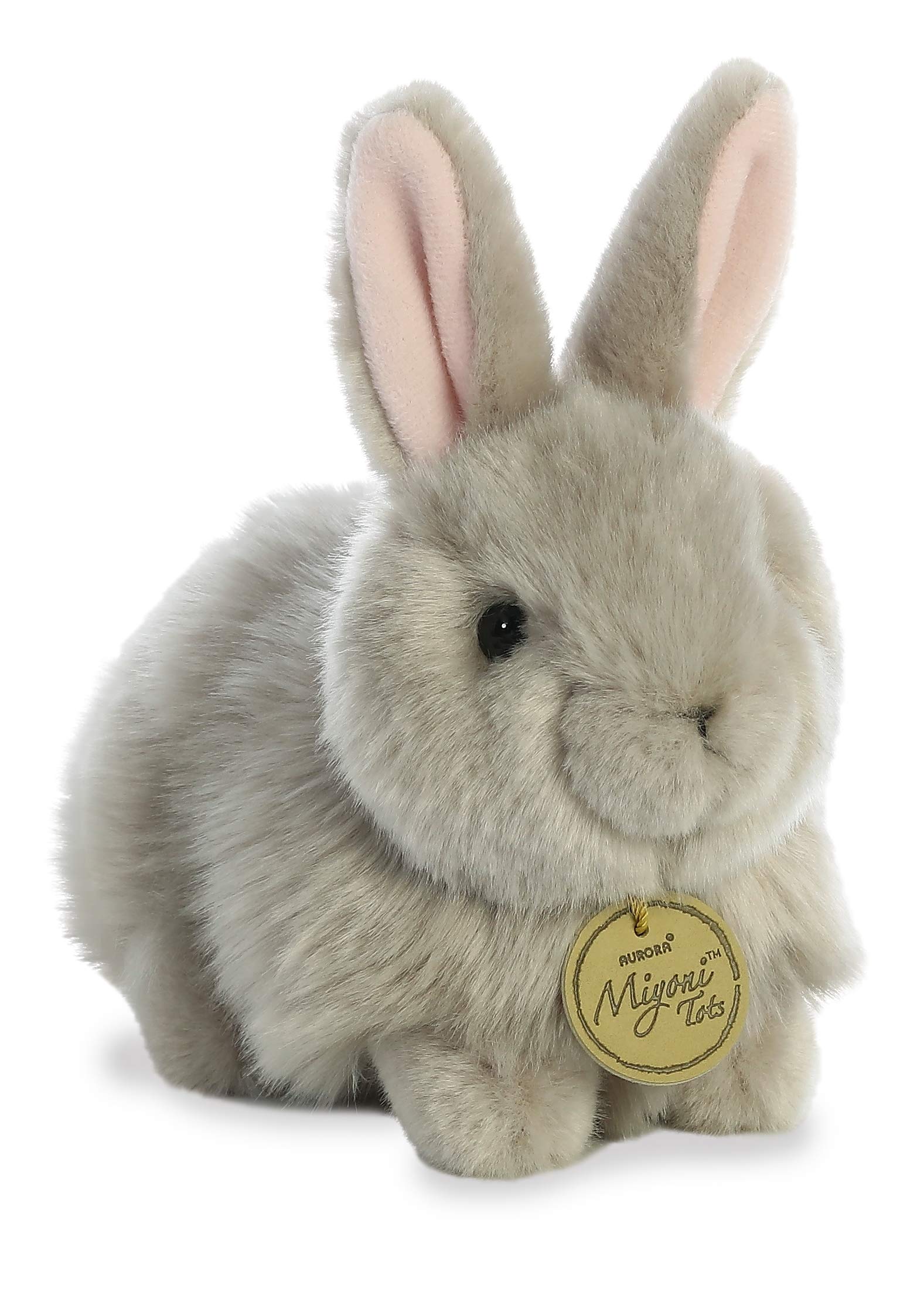 Foto 2 pulgar | Peluche Aurora Realistic Miyoni Angora Bunny 19 Cm - Venta Internacional.
