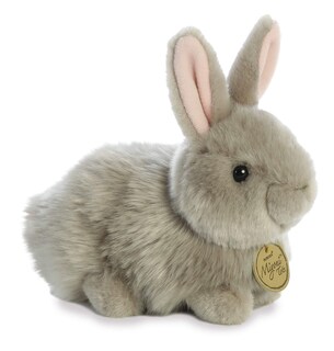 Foto 2 | Peluche Aurora Realistic Miyoni Angora Bunny 19 Cm - Venta Internacional.