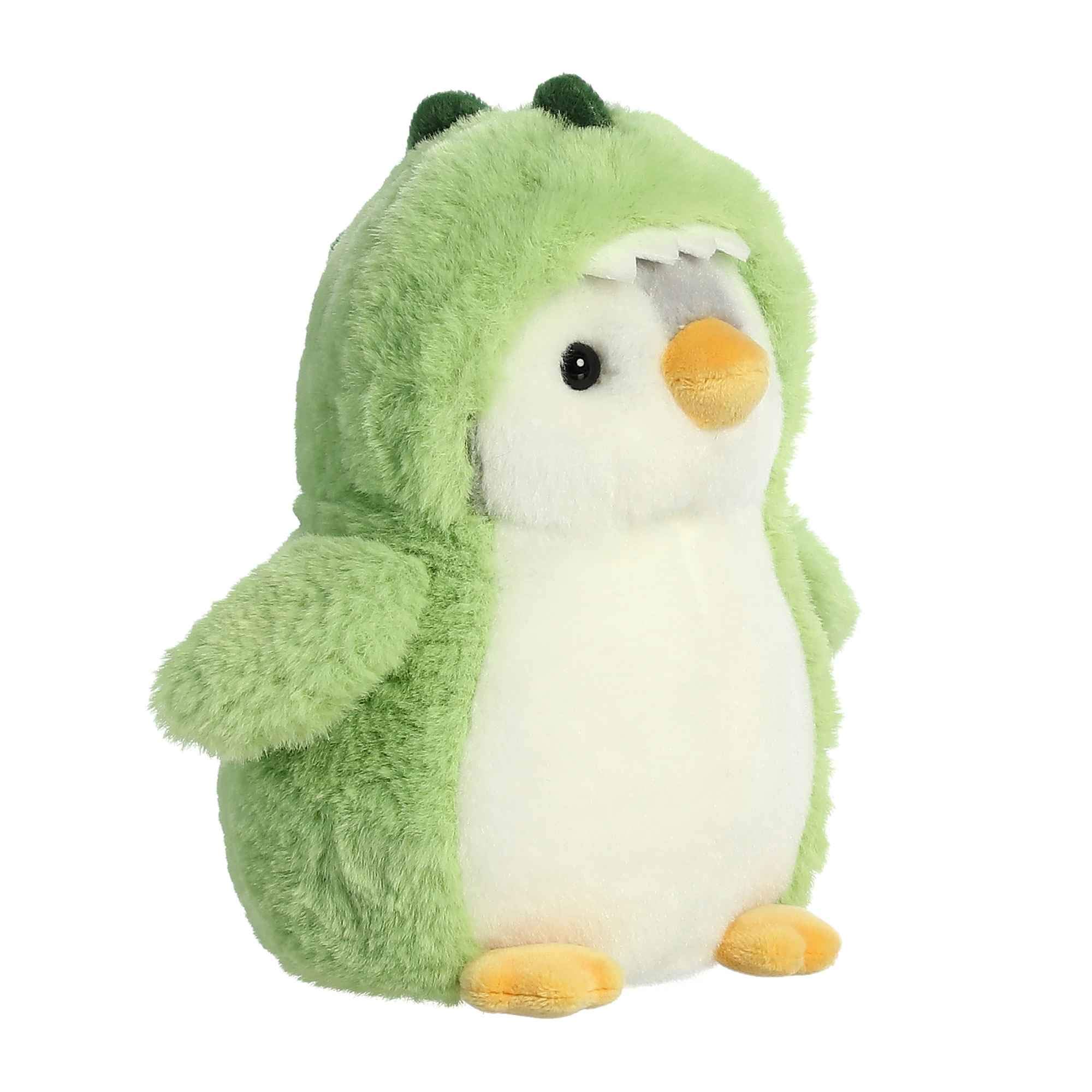 Foto 3 pulgar | Peluche Aurora Playful Pompom Penguin Dino 18 Cm, Verde - Venta Internacional.