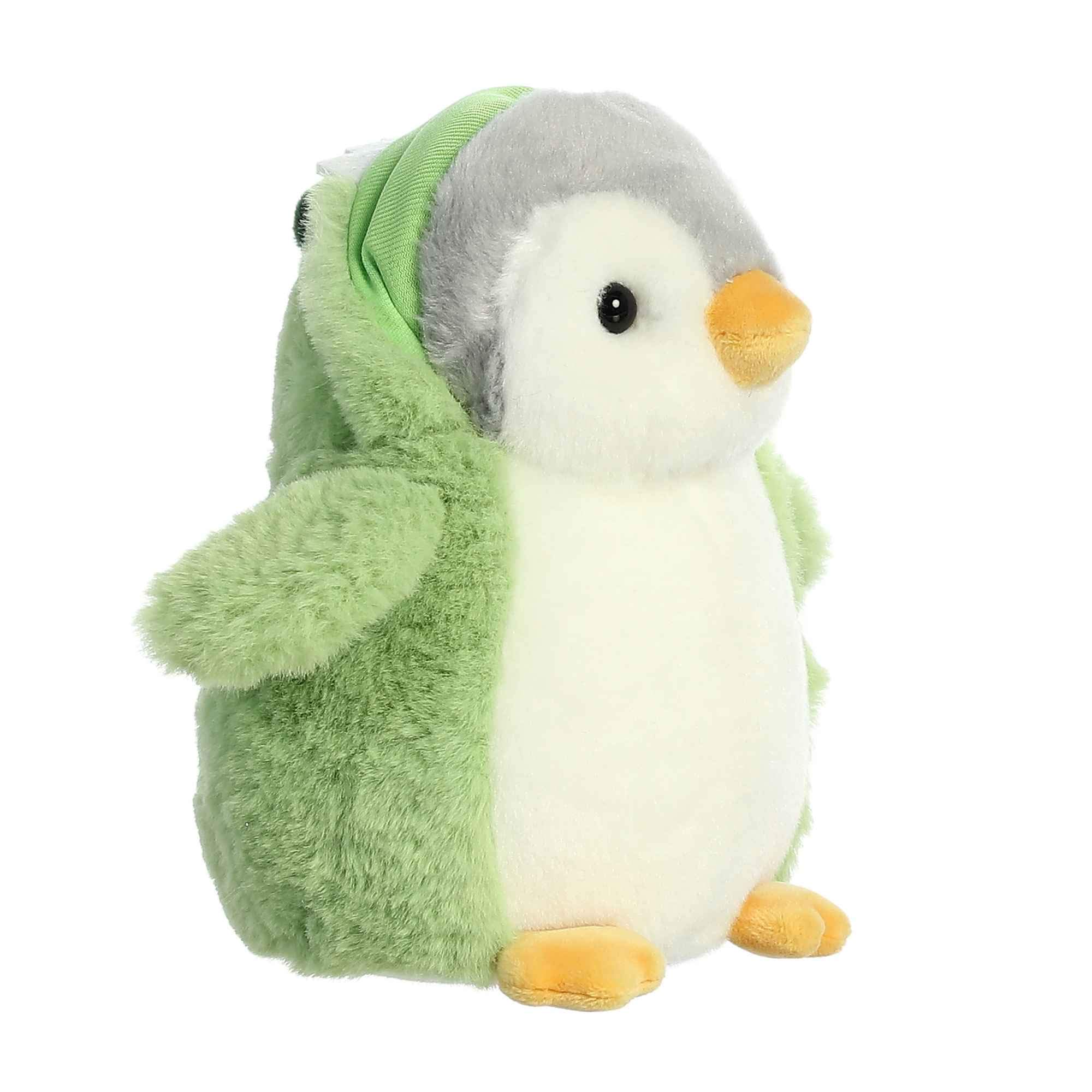 Foto 5 | Peluche Aurora Playful Pompom Penguin Dino 18 Cm, Verde - Venta Internacional.