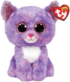 Foto 1 | Gorro Ty Cassidy Cat Con Forma De Animal De Peluche, 15 Cm, Multicolor - Venta Internacional.