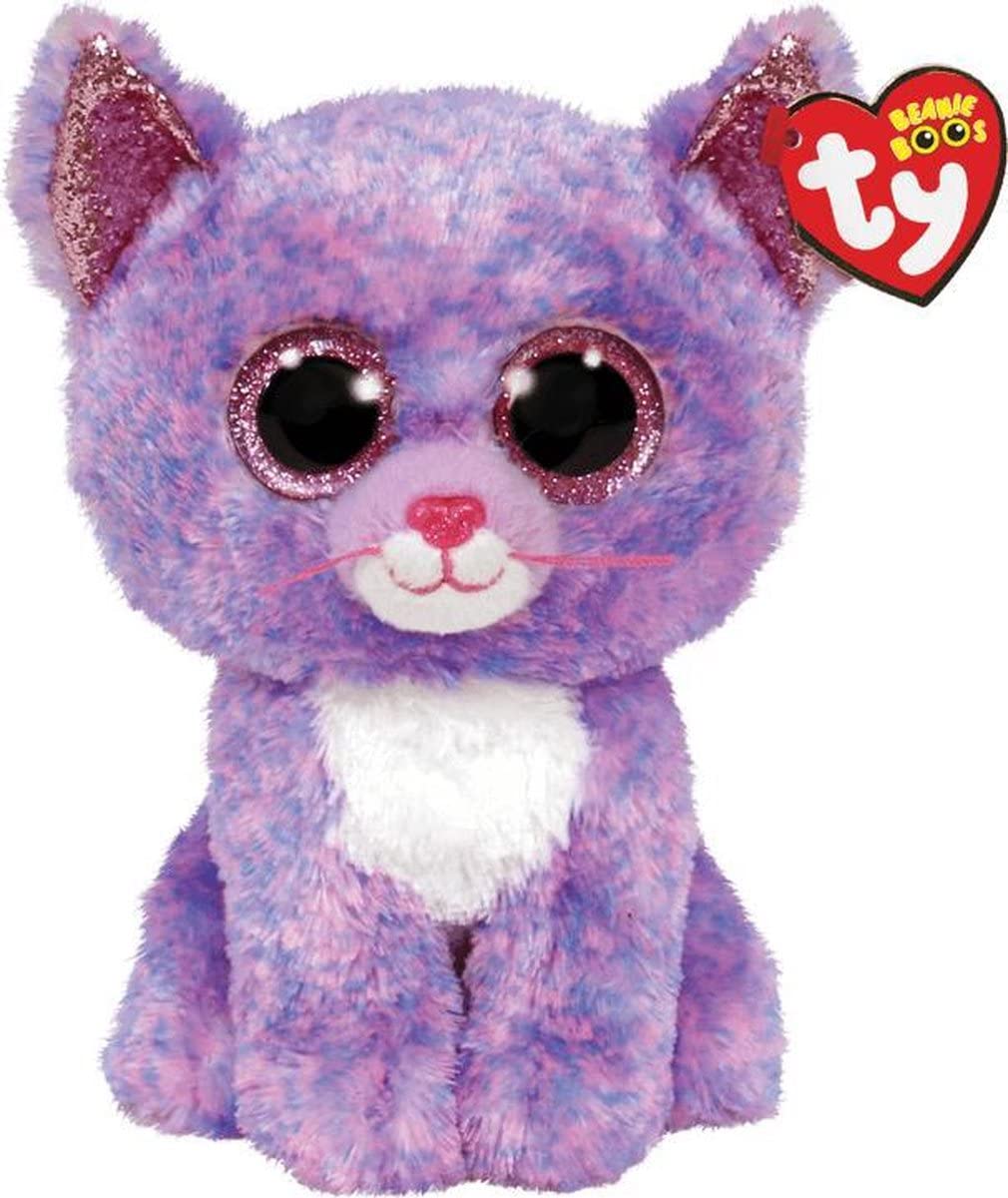 Foto 4 pulgar | Gorro Ty Cassidy Cat Con Forma De Animal De Peluche, 15 Cm, Multicolor - Venta Internacional.