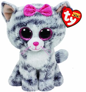 Foto 1 | Peluche Ty Kiki Grey Cat 16 Cm - Venta Internacional.