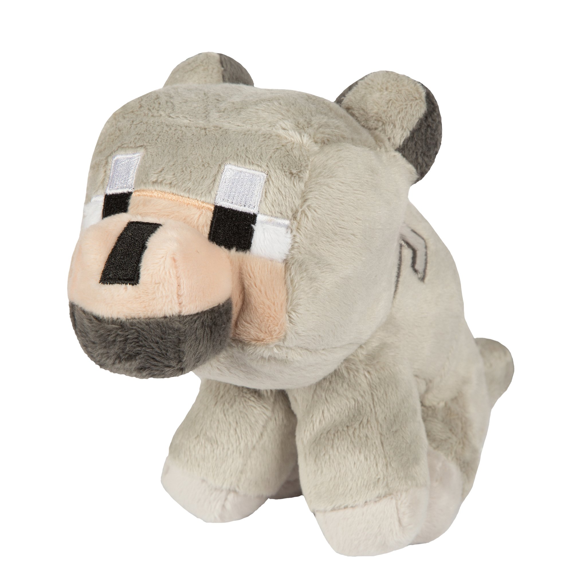 Foto 2 pulgar | Peluche De Peluche Jinx Minecraft Baby Wolf Grey 20 Cm - Venta Internacional.