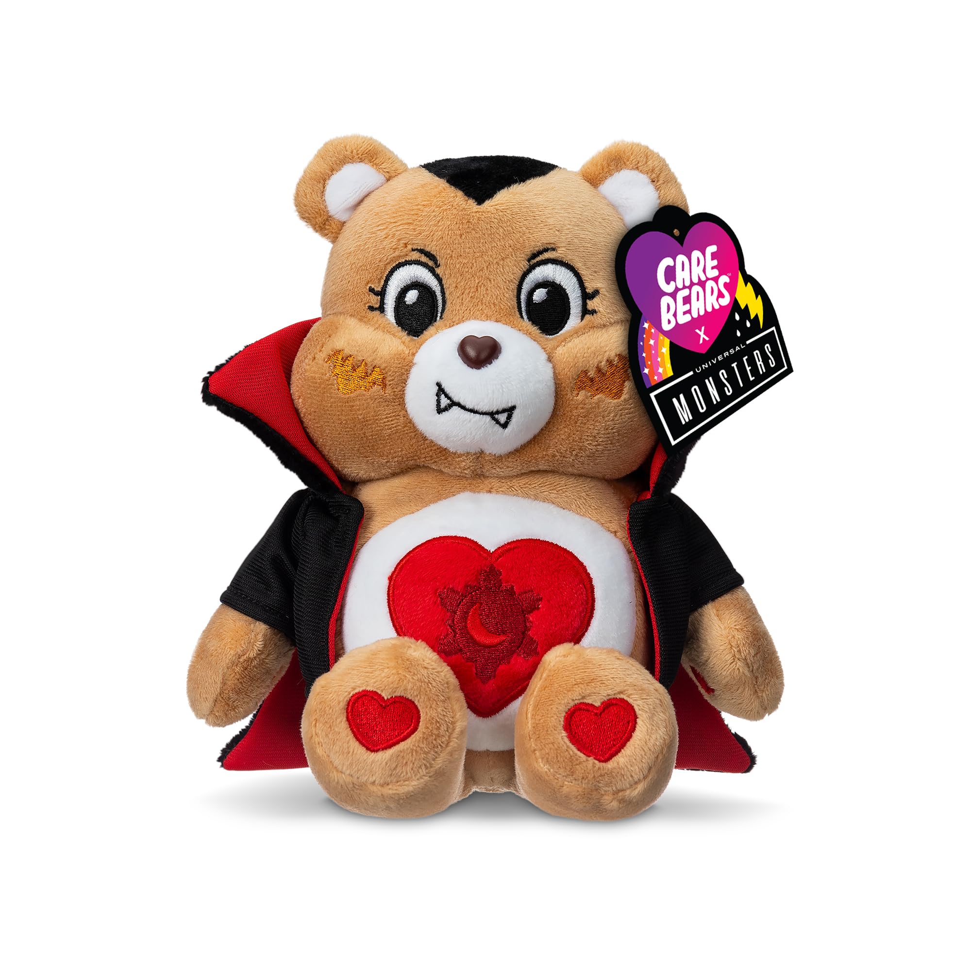 Foto 2 pulgar | Peluche Care Bears Monsters Tenderheart Dracula 9 Pulgadas - Venta Internacional