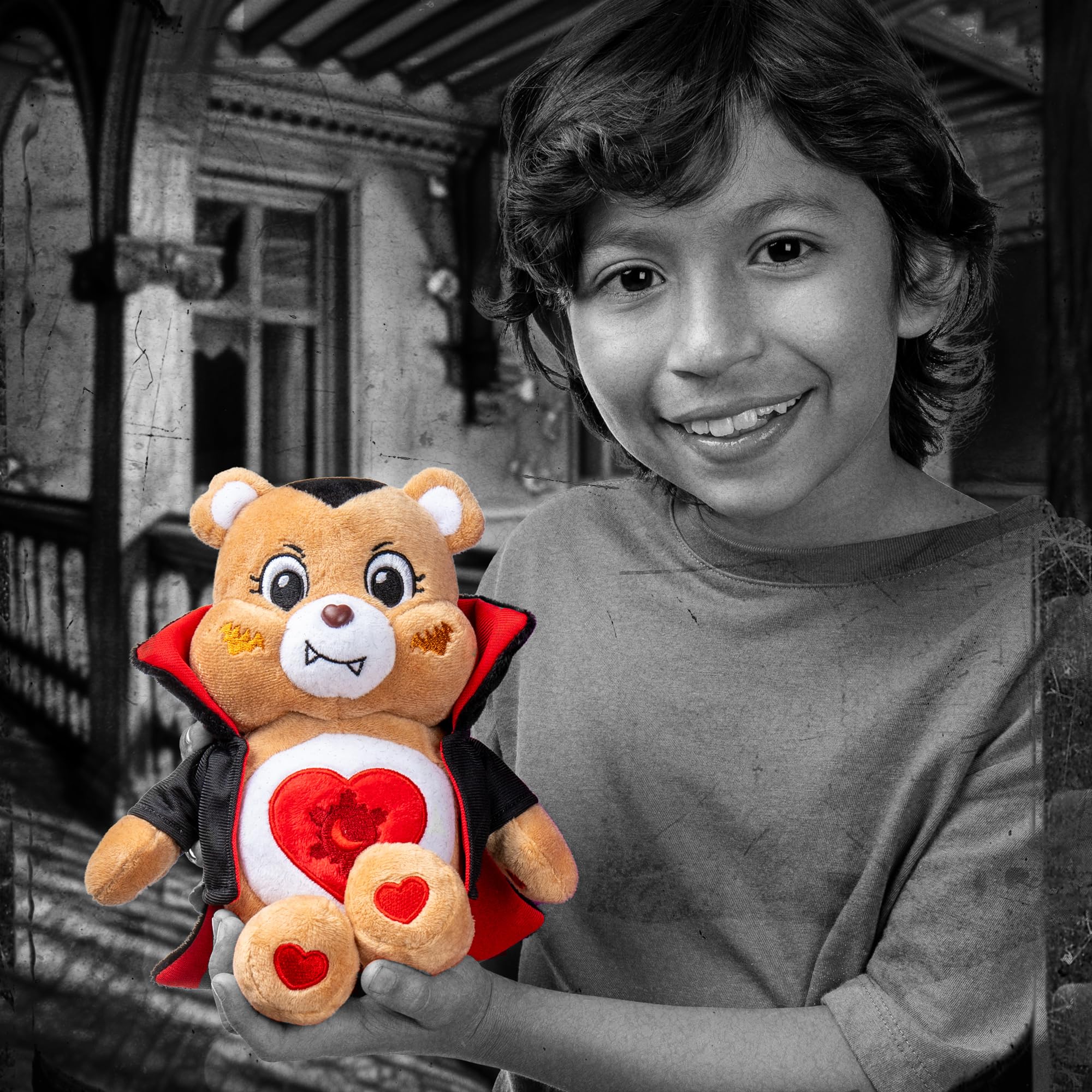 Foto 5 pulgar | Peluche Care Bears Monsters Tenderheart Dracula 9 Pulgadas - Venta Internacional