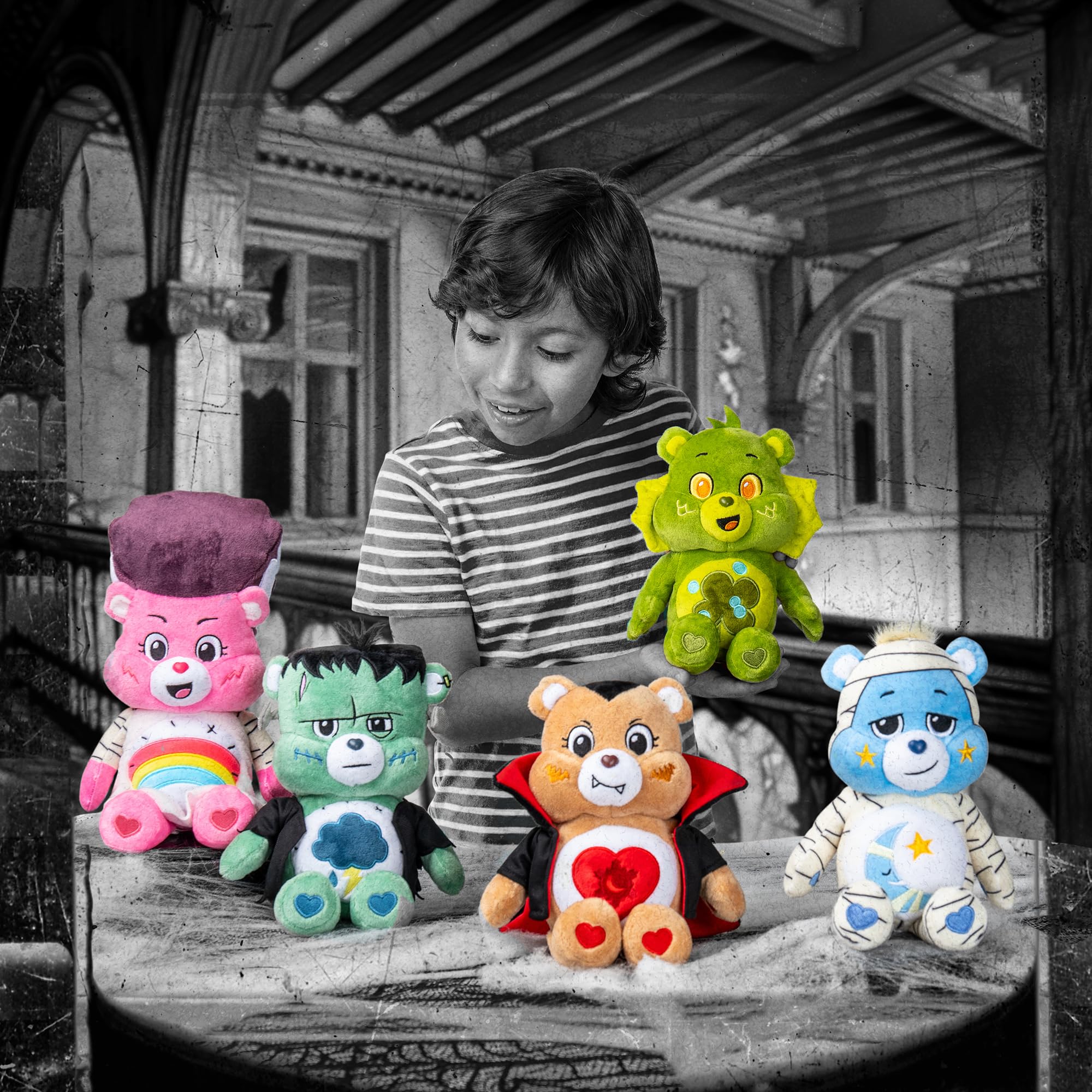 Foto 6 pulgar | Peluche Care Bears Monsters Tenderheart Dracula 9 Pulgadas - Venta Internacional
