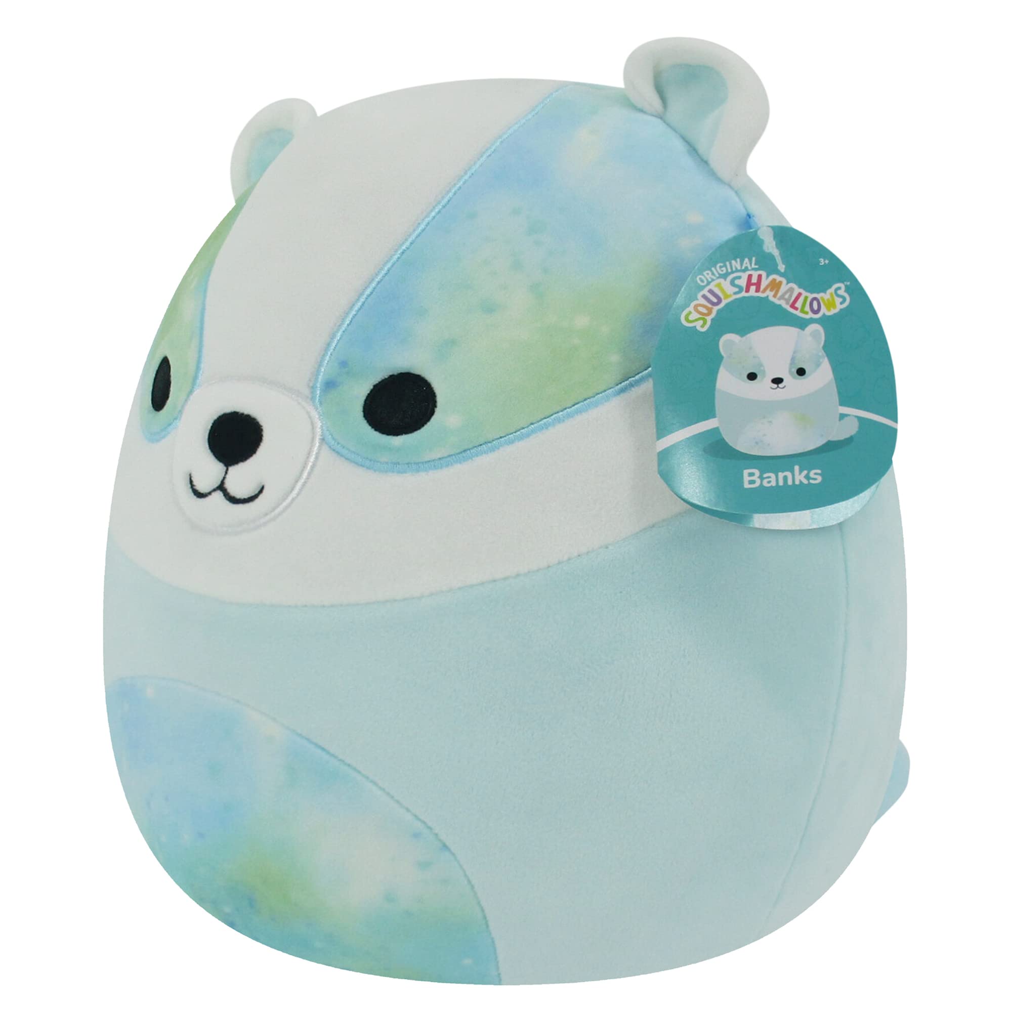 Foto 3 pulgar | Juguete De Peluche Squishmallows Banks Blue Badger 30 Cm Oficial - Venta Internacional.