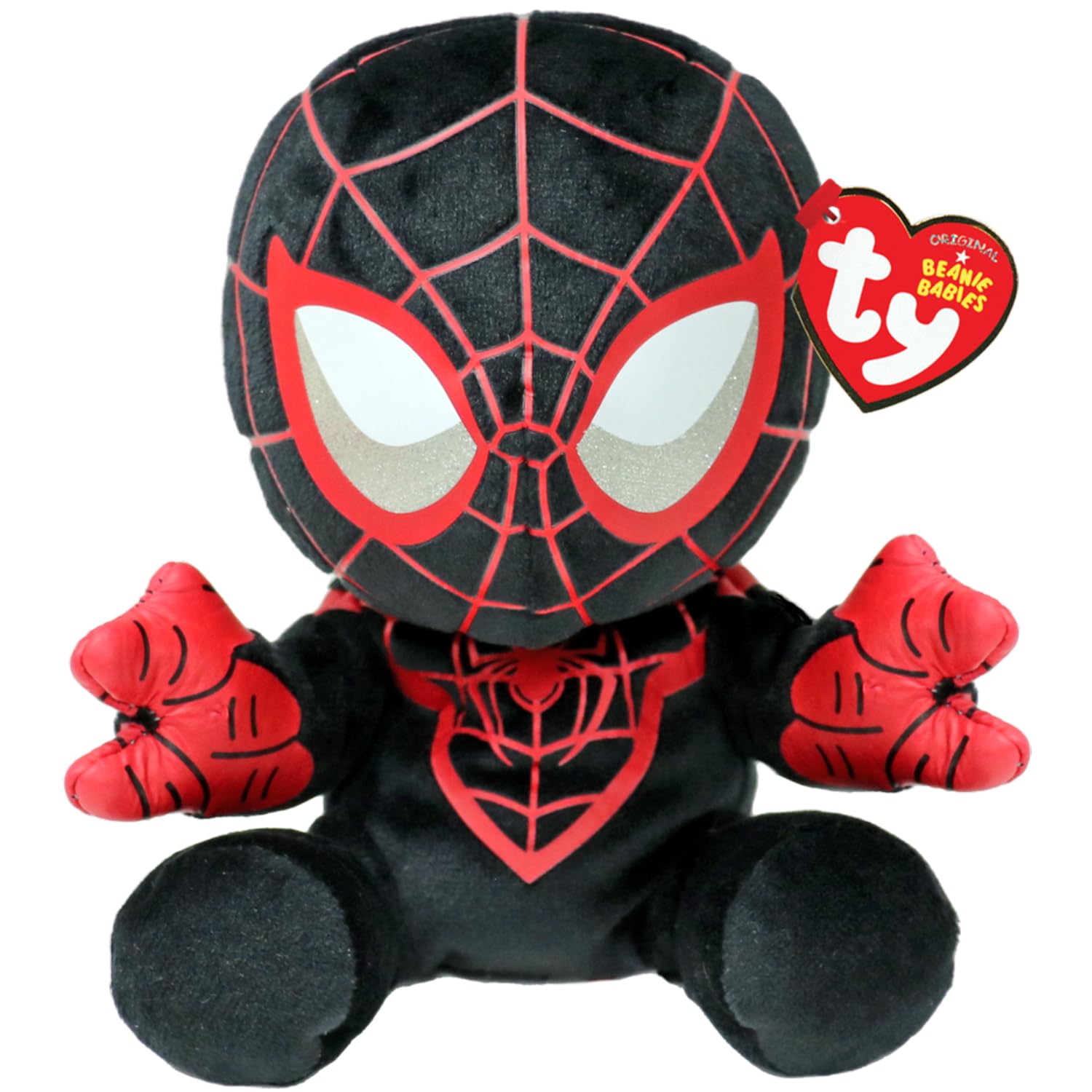 Foto 2 pulgar | Peluche Ty Beanie Babies Miles Morales Soft Body 6 Cm - Venta Internacional.