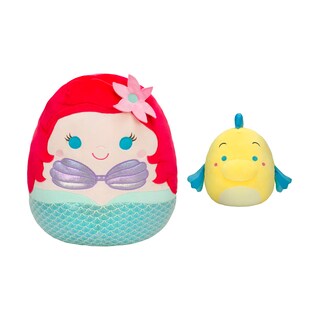 Foto 1 | Peluche Squishmallows Original Disney Ariel & Flounder, Paquete De 2 - Venta Internacional.
