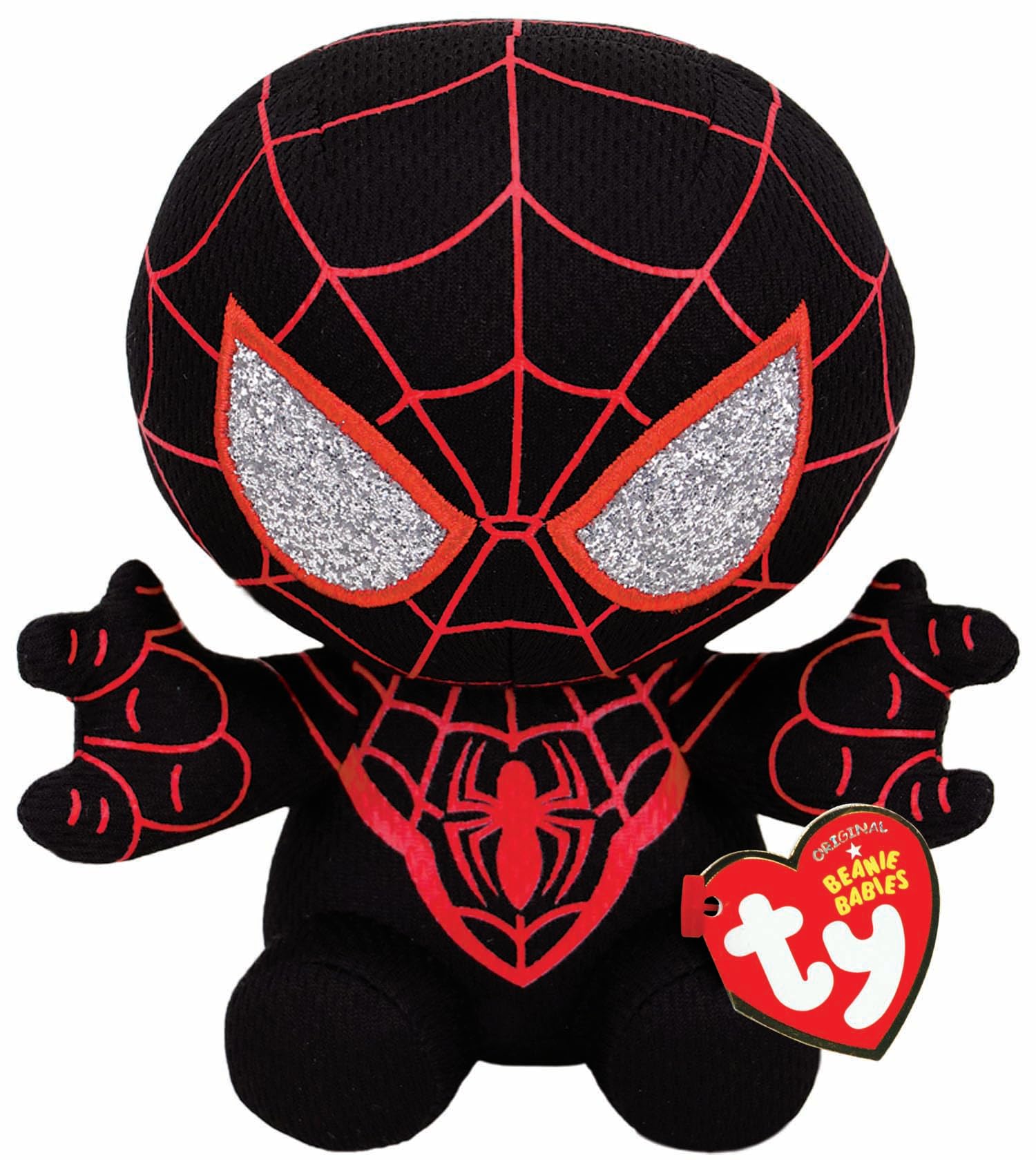 Foto 2 pulgar | Gorro De Peluche Ty Marvel Avengers Miles Morales Squishy - Venta Internacional.