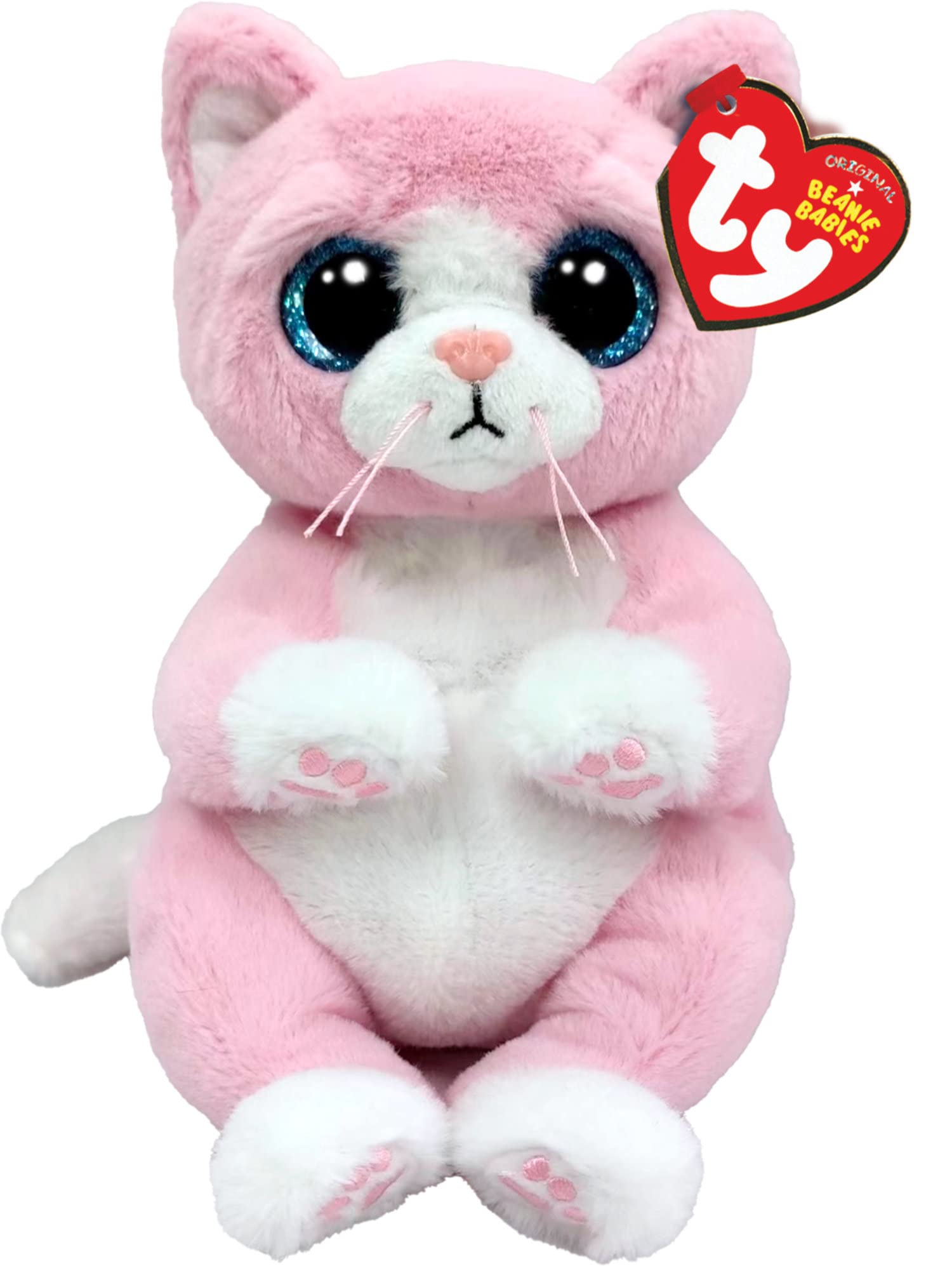 Foto 2 pulgar | Peluche Ty Beanie Bellies Lillibelle The Pink Kitten 20 Cm - Venta Internacional.