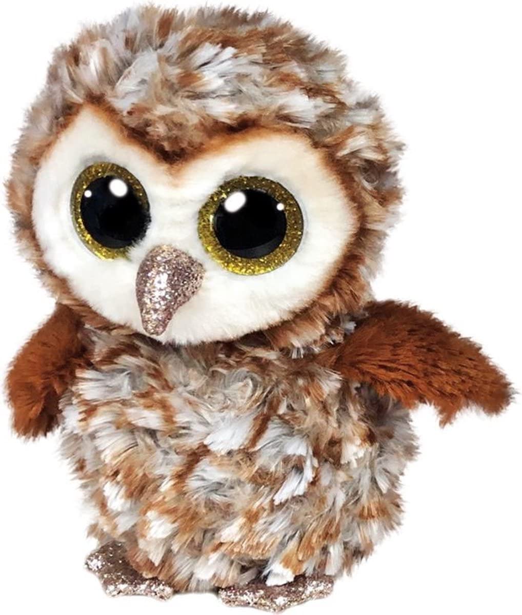 Foto 4 | Gorro De Peluche Ty Percy Con Forma De Búho Común, 15 Cm, Multicolor - Venta Internacional.