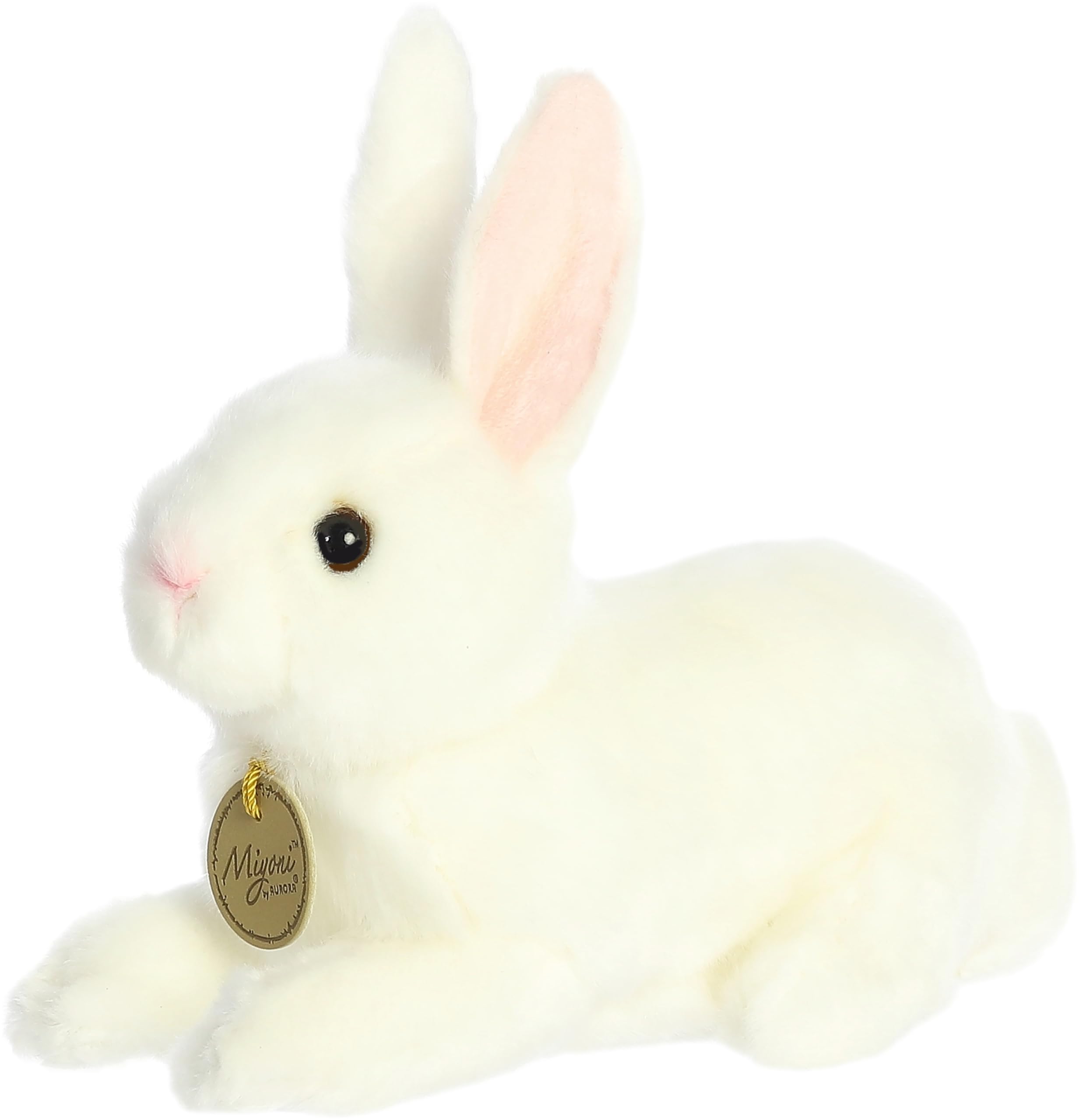 Foto 3 pulgar | Peluche Aurora Realistic Miyoni American White Rabbit - Venta Internacional.