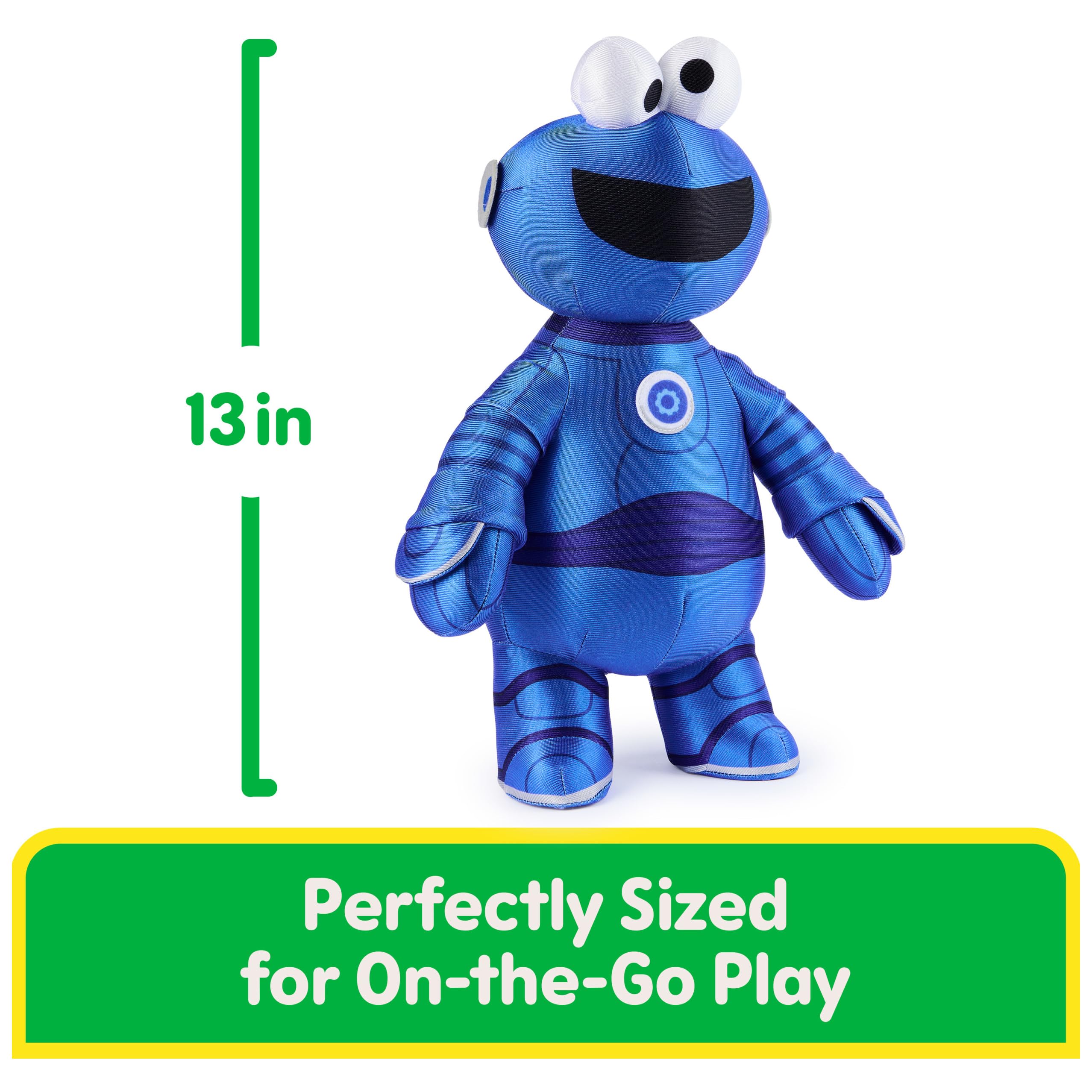 Foto 5 pulgar | Juguete De Peluche Gund Sesame Street Mecha Builder Cookie Monster, 13 Pulgadas - Venta Internacional.