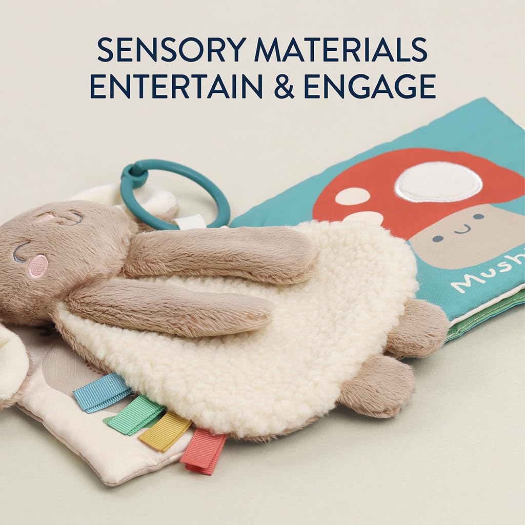 Foto 6 pulgar | Set De Regalo Itzy Ritzy Bunny Lovey & Crinkle Book Para Bebé - Venta Internacional.