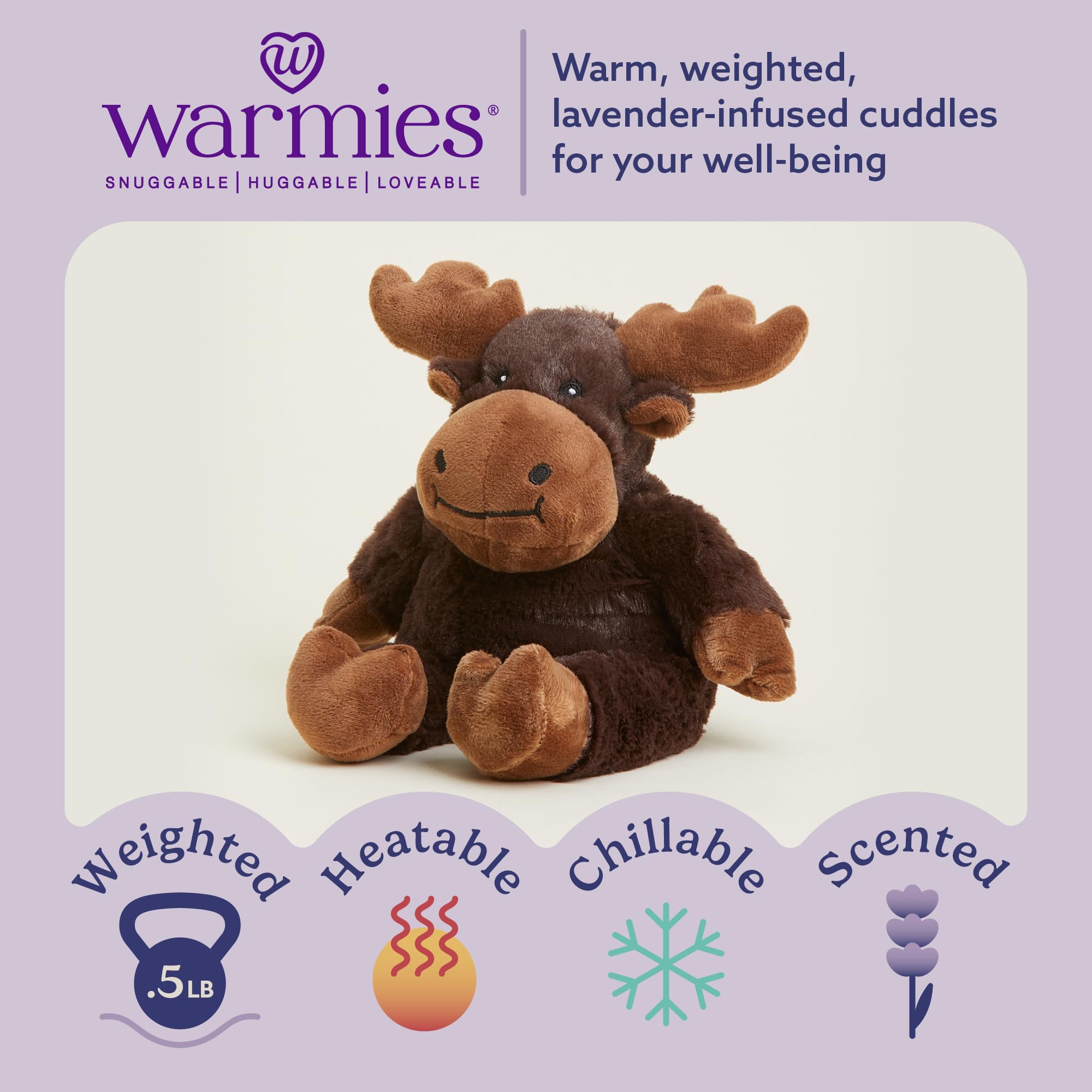 Foto 3 pulgar | Alce de Peluche Warmies Café-Venta Internacional
