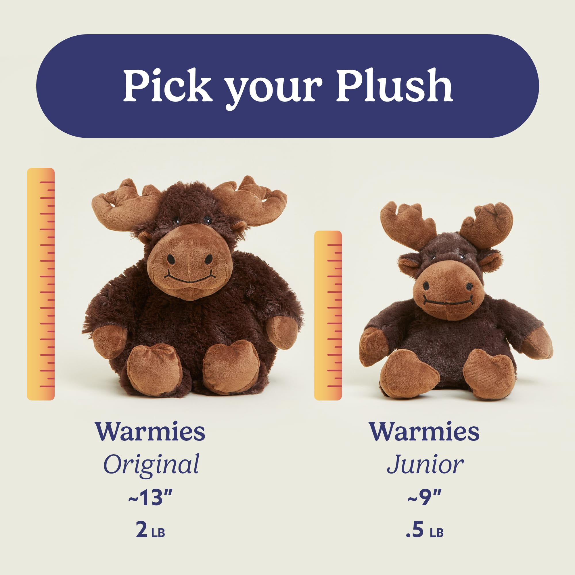 Foto 8 pulgar | Alce de Peluche Warmies Café-Venta Internacional
