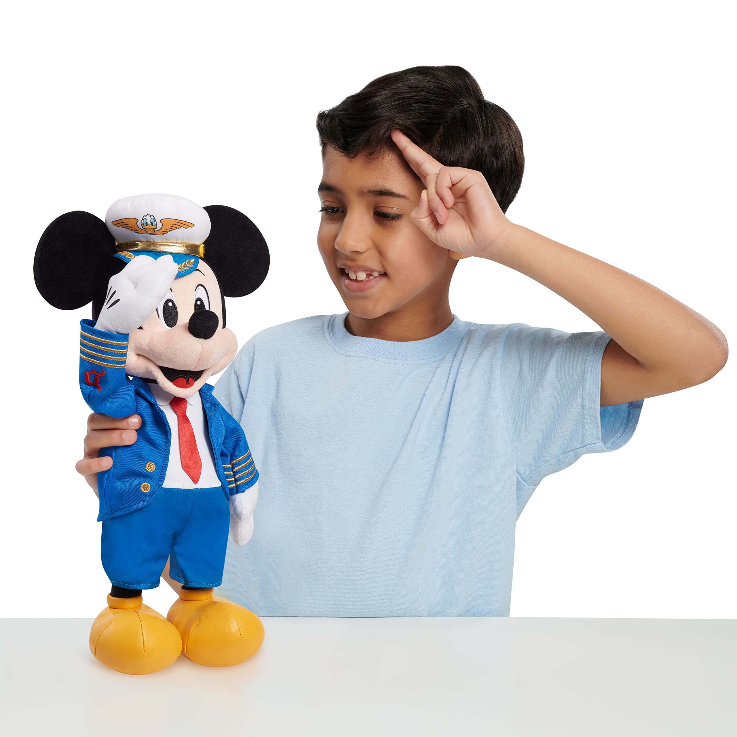 Foto 3 pulgar | Peluche Just Play Disney Mickey Mouse Pilot De 38 Cm Con Diseño Exclusivo De Amazon - Venta Internacional.