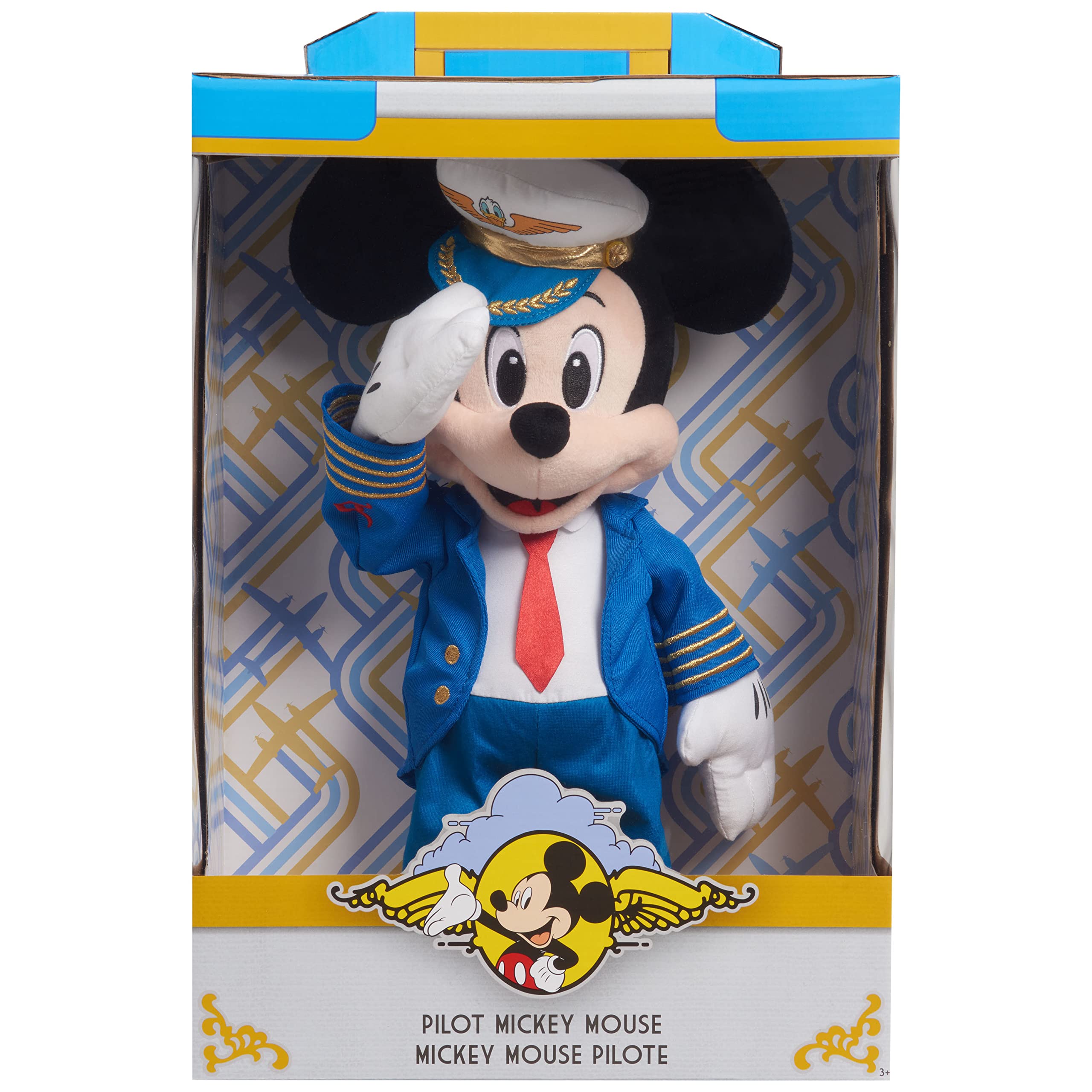 Foto 5 pulgar | Peluche Just Play Disney Mickey Mouse Pilot De 38 Cm Con Diseño Exclusivo De Amazon - Venta Internacional.