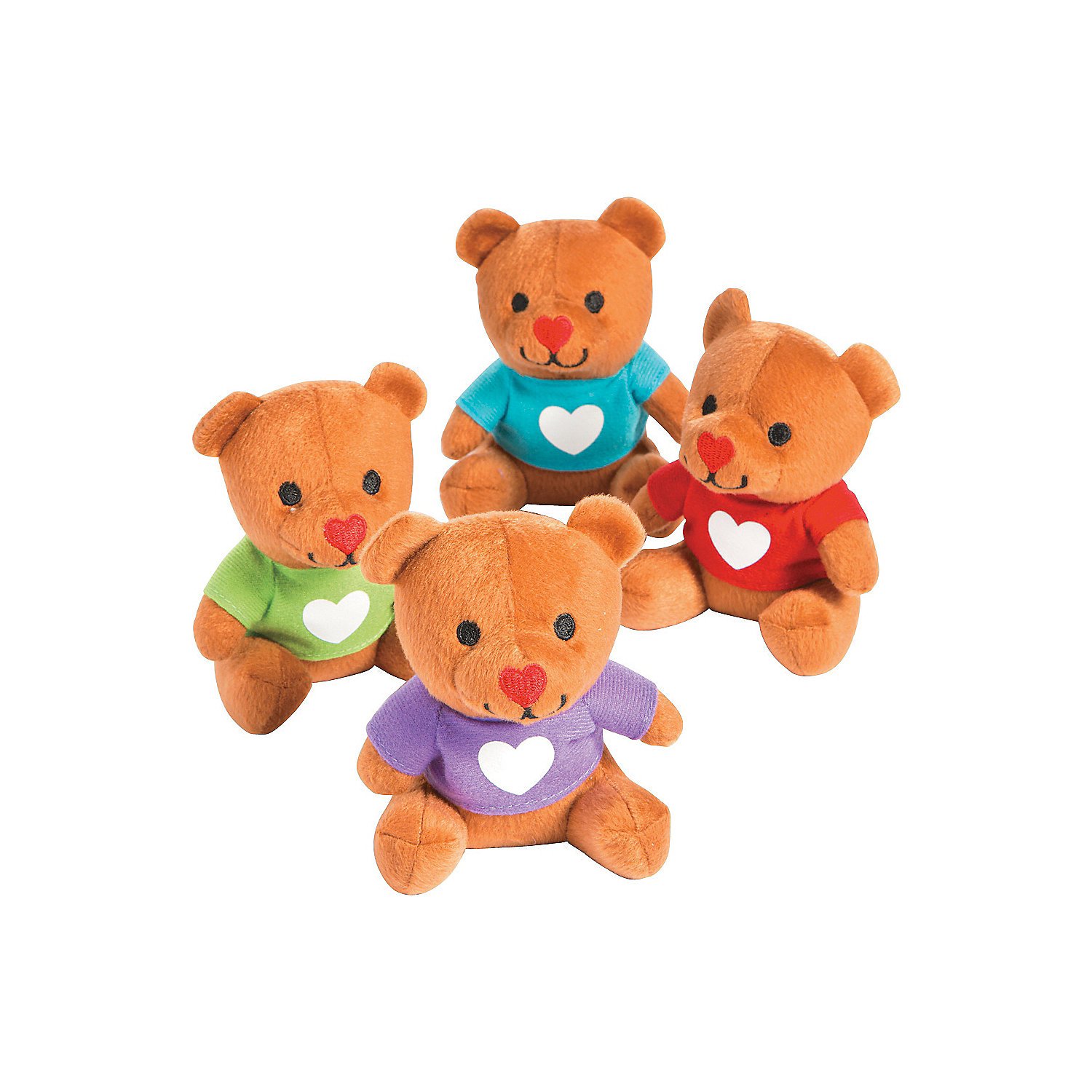 Foto 2 pulgar | Osos De Peluche De San Valentín De Peluche Fun Express Con Camisetas - Venta Internacional.