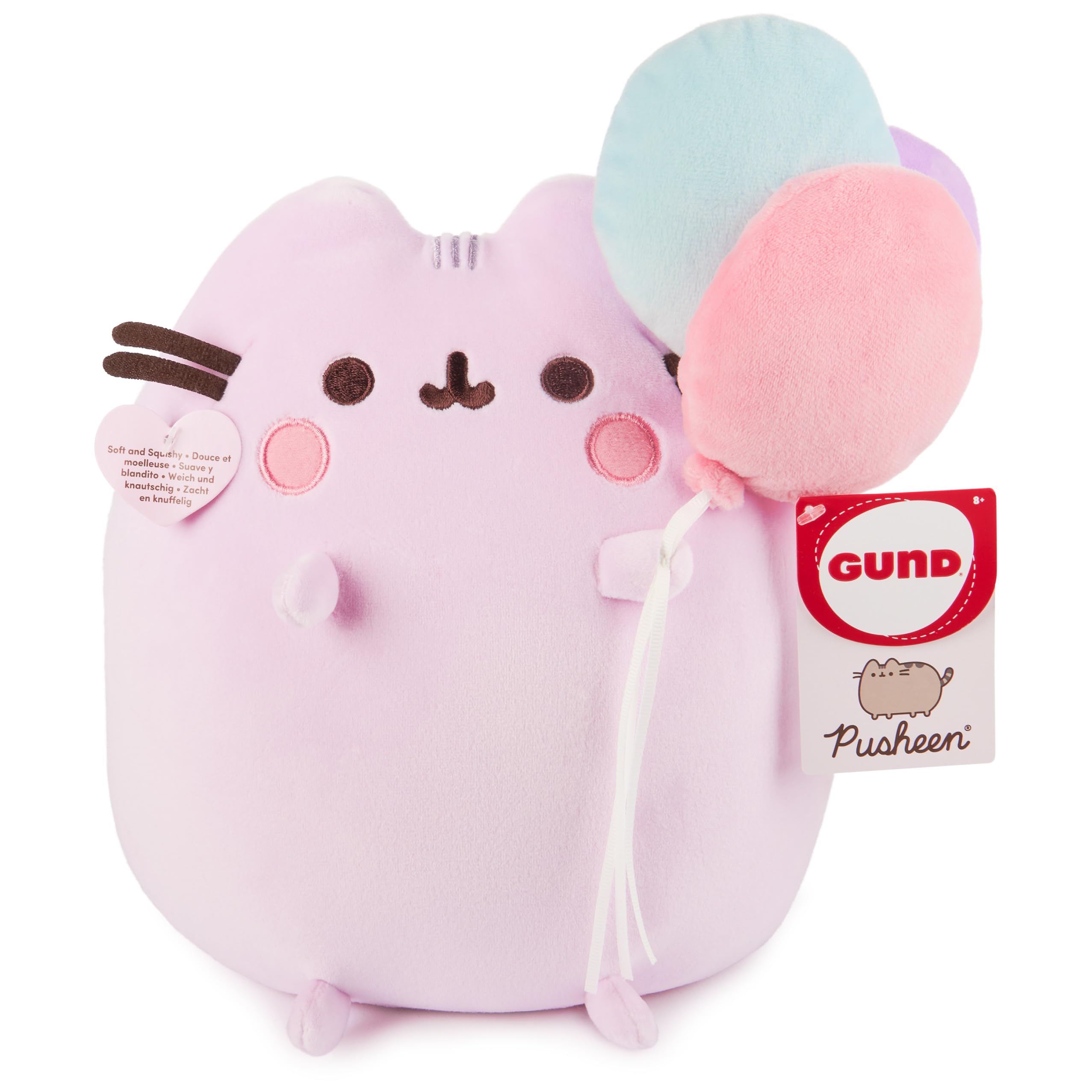 Foto 7 pulgar | Peluche Gund Pusheen 15 Aniversario Squisheen 24 Cm Rosa - Venta Internacional.