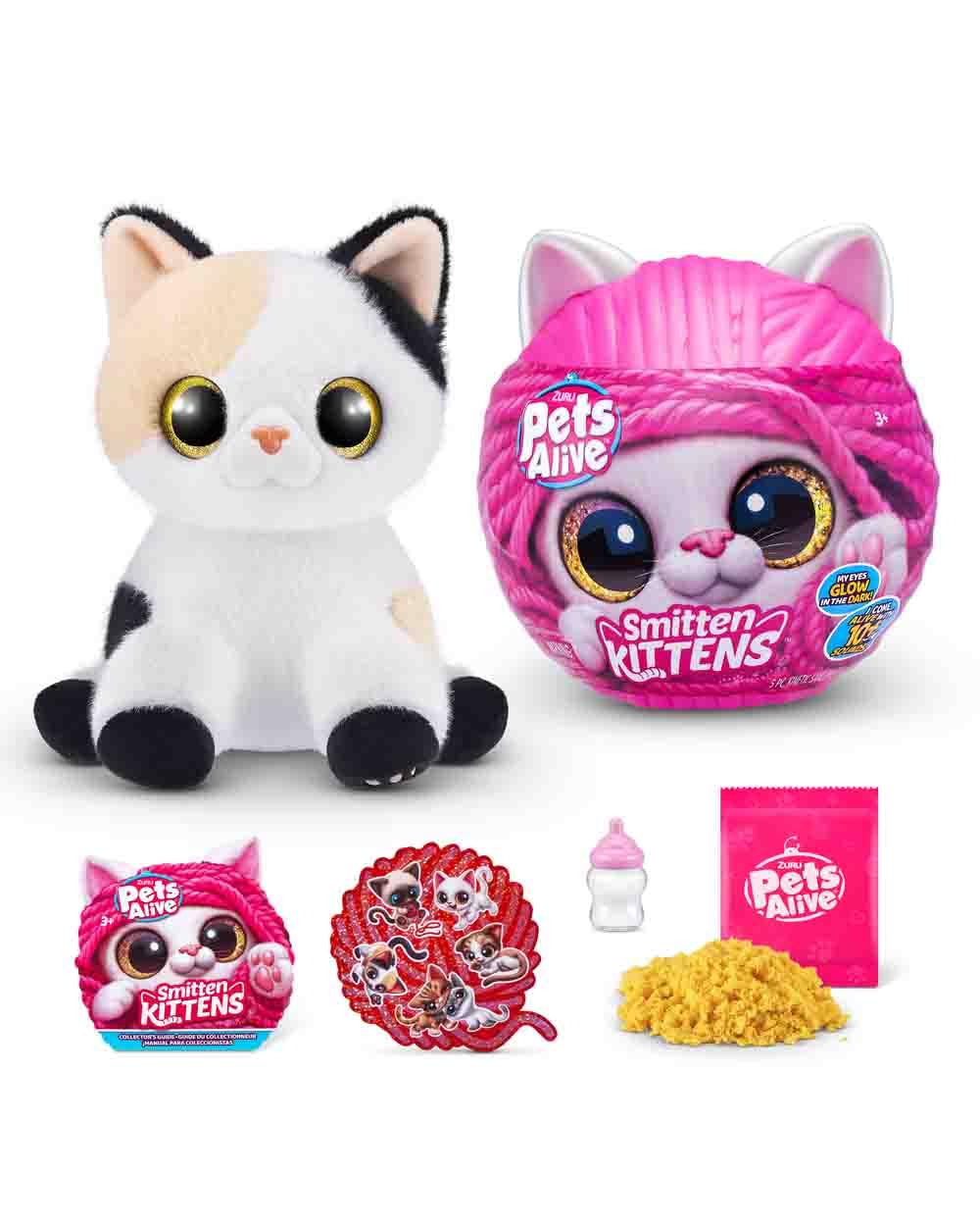 Foto 4 pulgar | Peluche Interactivo Zuru Pet's Smitten Kitten's Surtido - Venta Internacional.
