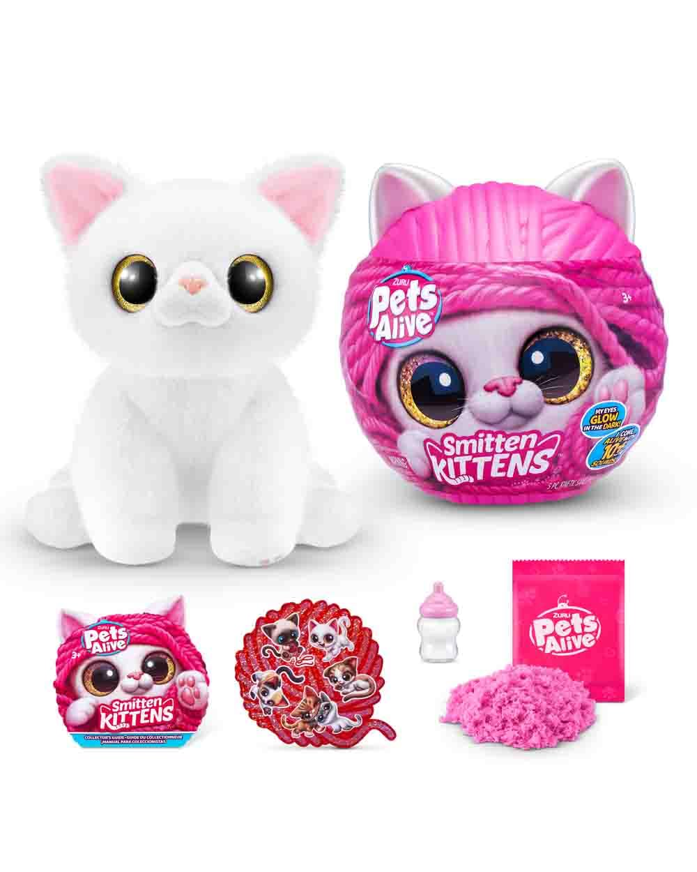 Foto 5 pulgar | Peluche Interactivo Zuru Pet's Smitten Kitten's Surtido - Venta Internacional.