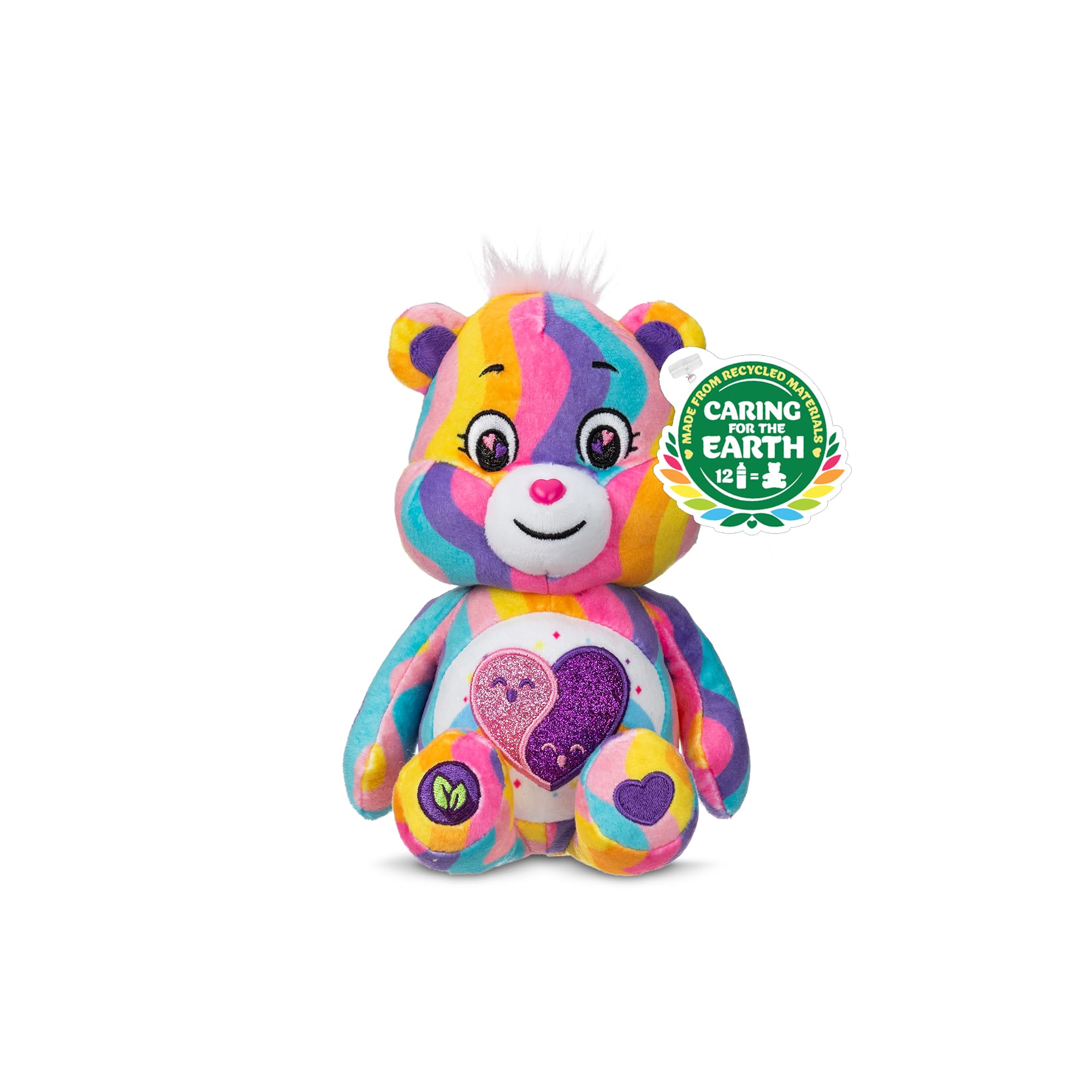 Peluche Care Bears Friends Forever Bear Sparkle De 9 Pulgadas - Venta Internacional.