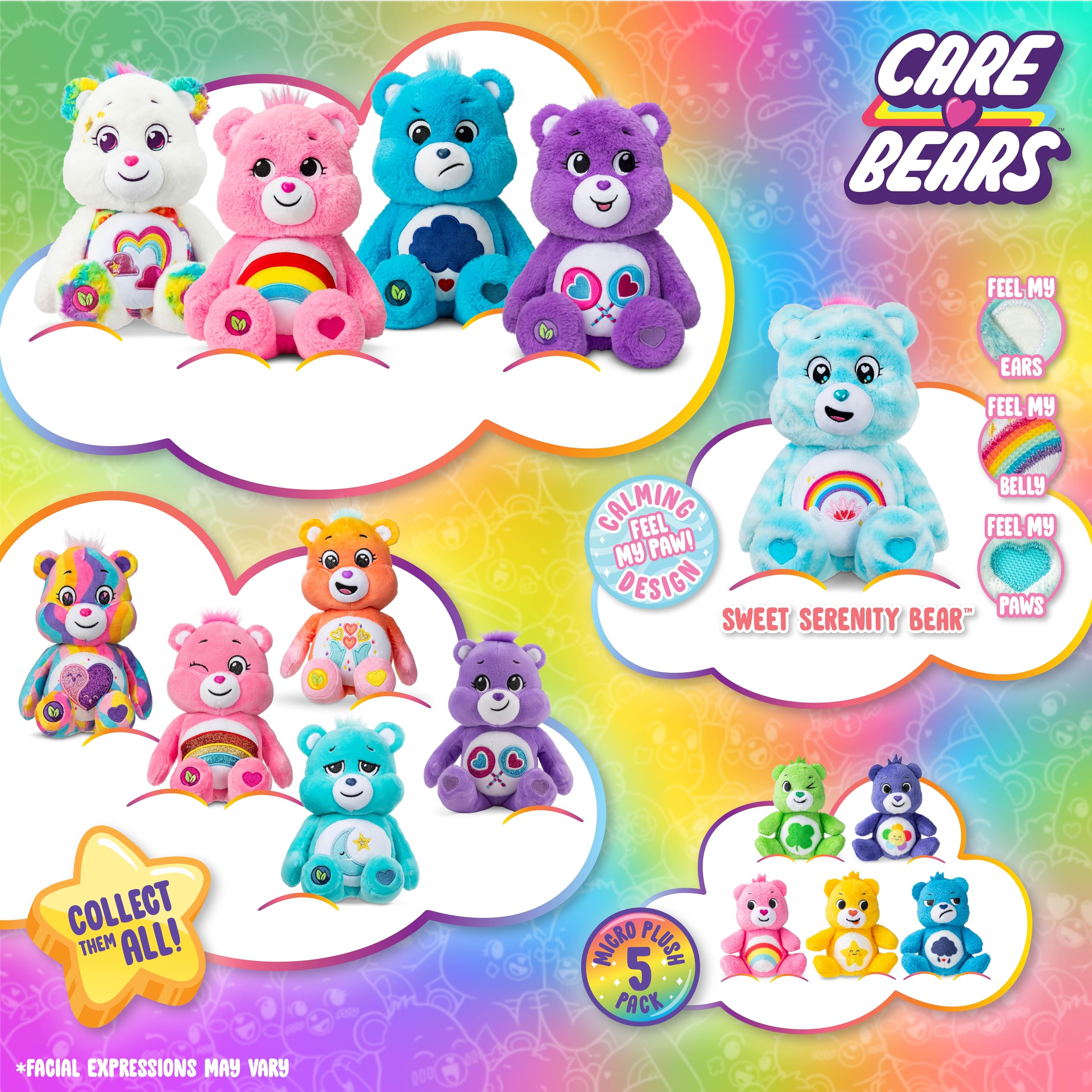 Foto 5 pulgar | Peluche Care Bears Friends Forever Bear Sparkle De 9 Pulgadas - Venta Internacional.