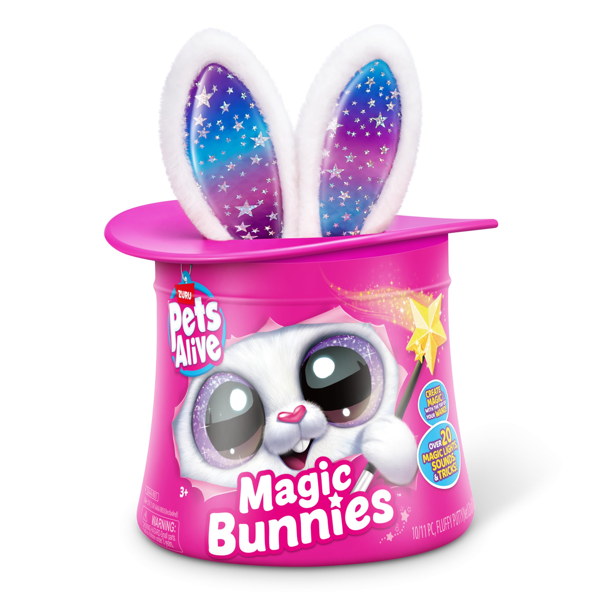 Foto 2 | Peluche Electrónico Pets Alive Magic Bunnies Pearl - Venta Internacional.