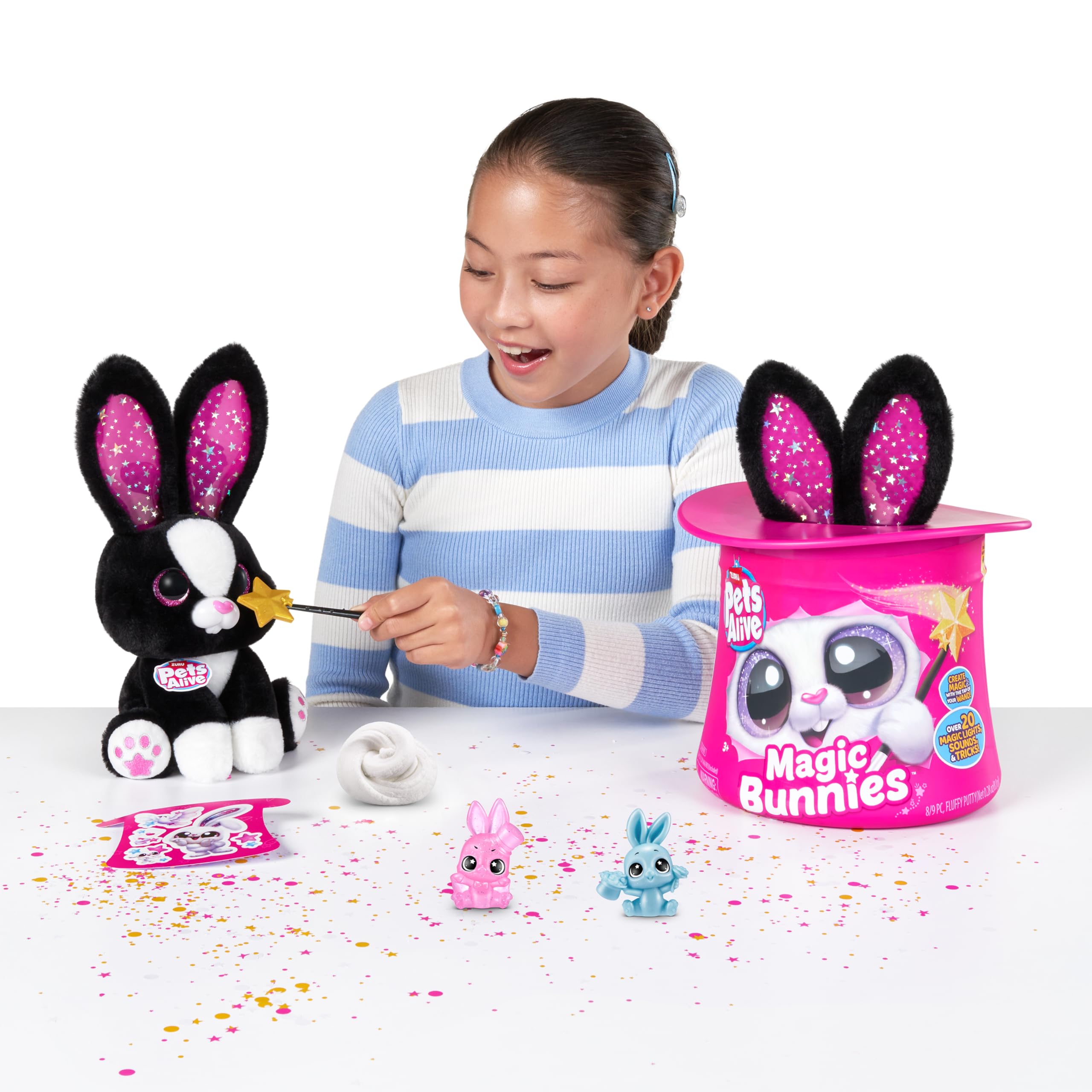 Foto 7 | Peluche Electrónico Pets Alive Magic Bunnies Pearl - Venta Internacional.