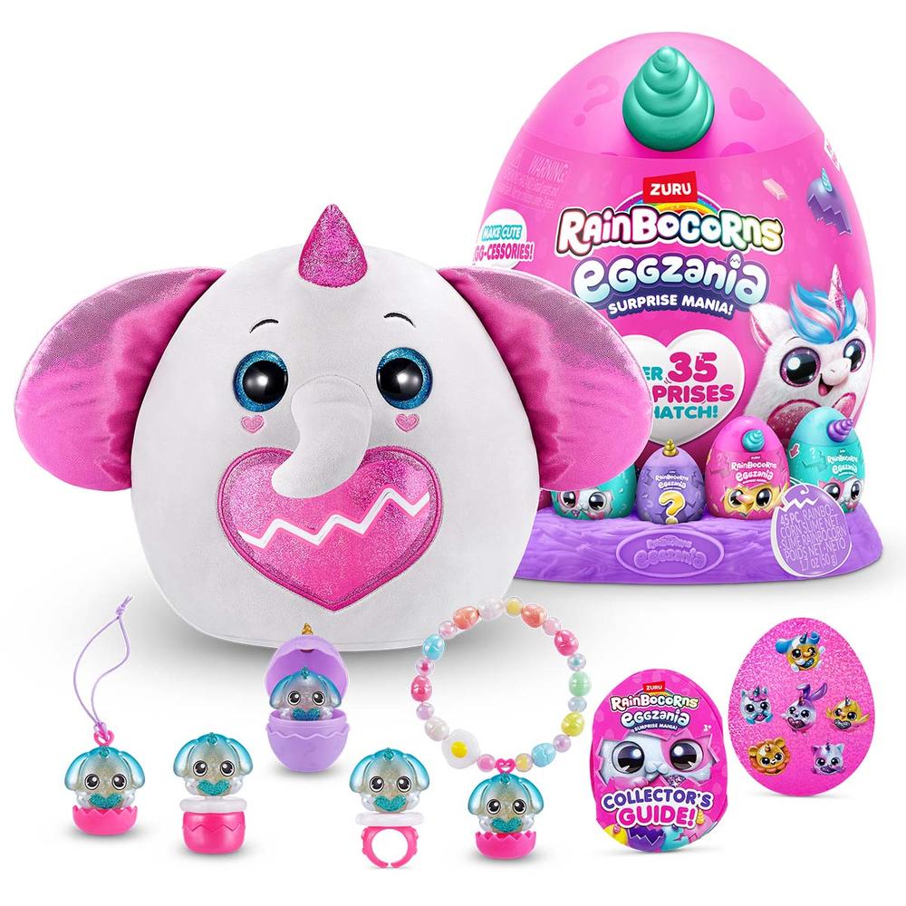 Foto 8 pulgar | Rainbocorns Peluche Eggzania Surprise Mania