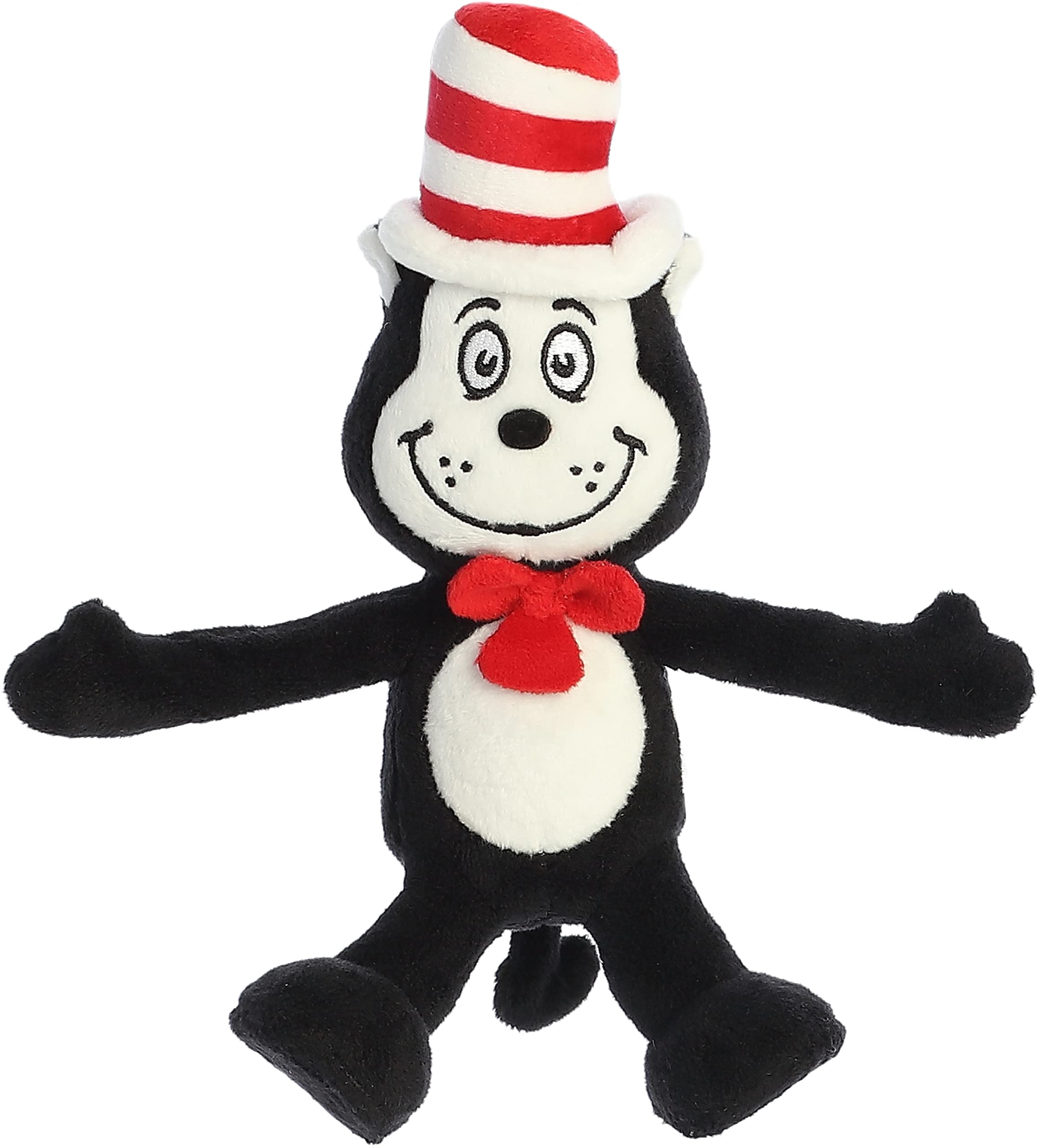 Foto 7 pulgar | Peluche Aurora Whimsical Dr. Seuss Con Forma De Gato Con Sombrero, 20 Cm - Venta Internacional.