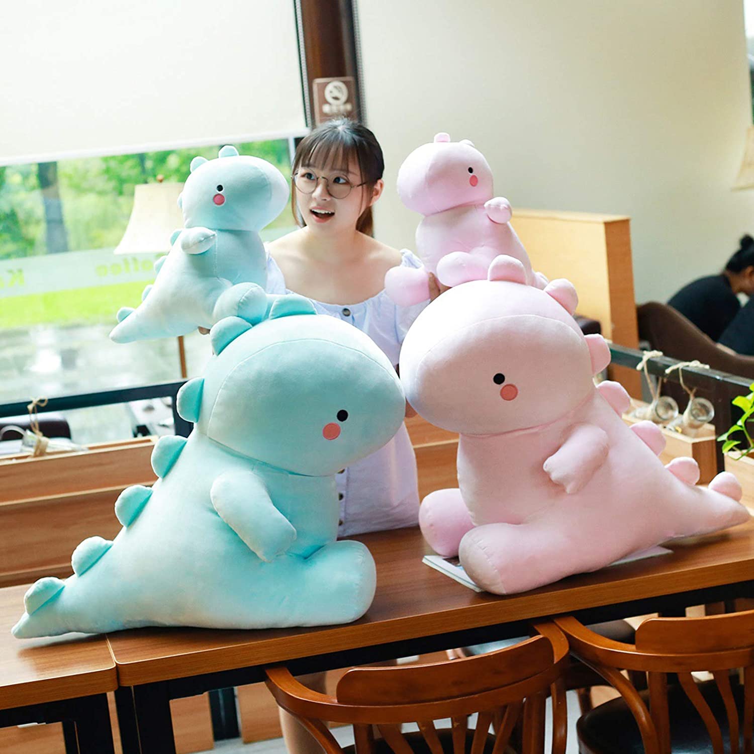 Foto 4 pulgar | Peluche Huoguo, Bonito Dinosaurio De Peluche Para Niños - Venta Internacional.