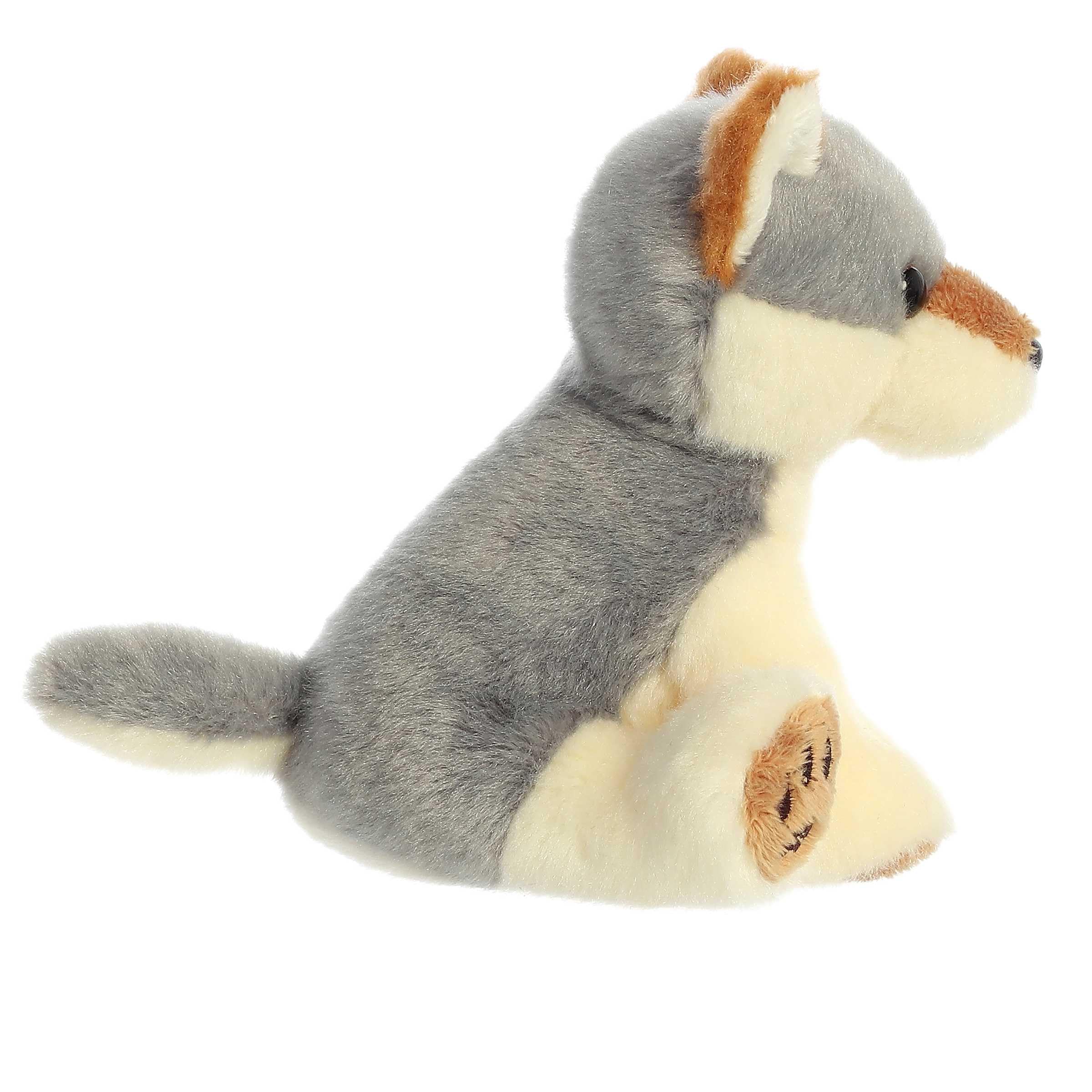 Foto 2 | Peluche Aurora Snuggly Lil Wiley Wolf, 13 Cm, Gris - Venta Internacional.